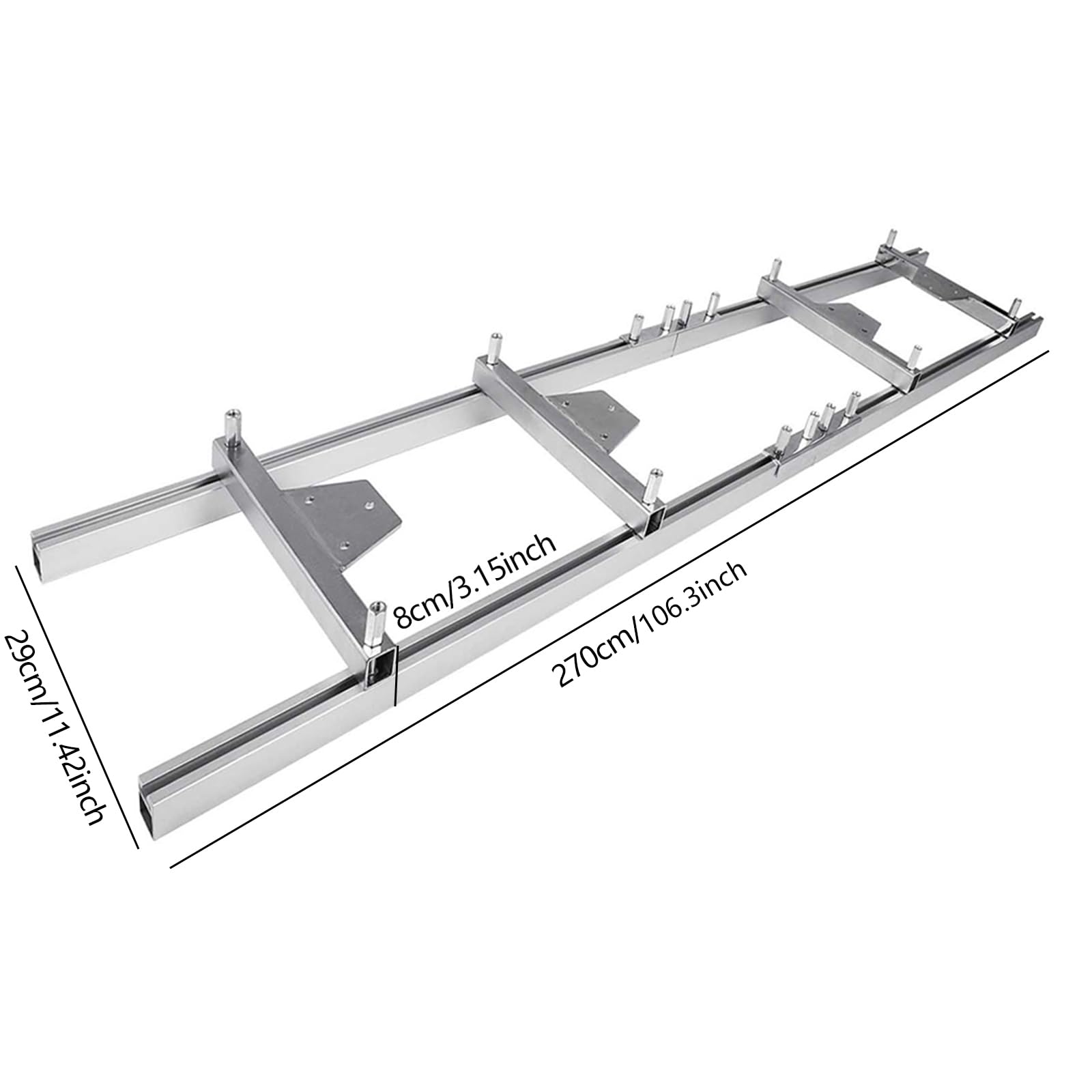 Mobilny pilarka, system prowadnicy do przenośnego tartaku, młynek do pił łańcuchowych, prowadnica z materiałów aluminiowych i żelaznych, do pił łańcuchowych, narzędzi do pił łańcuchowych