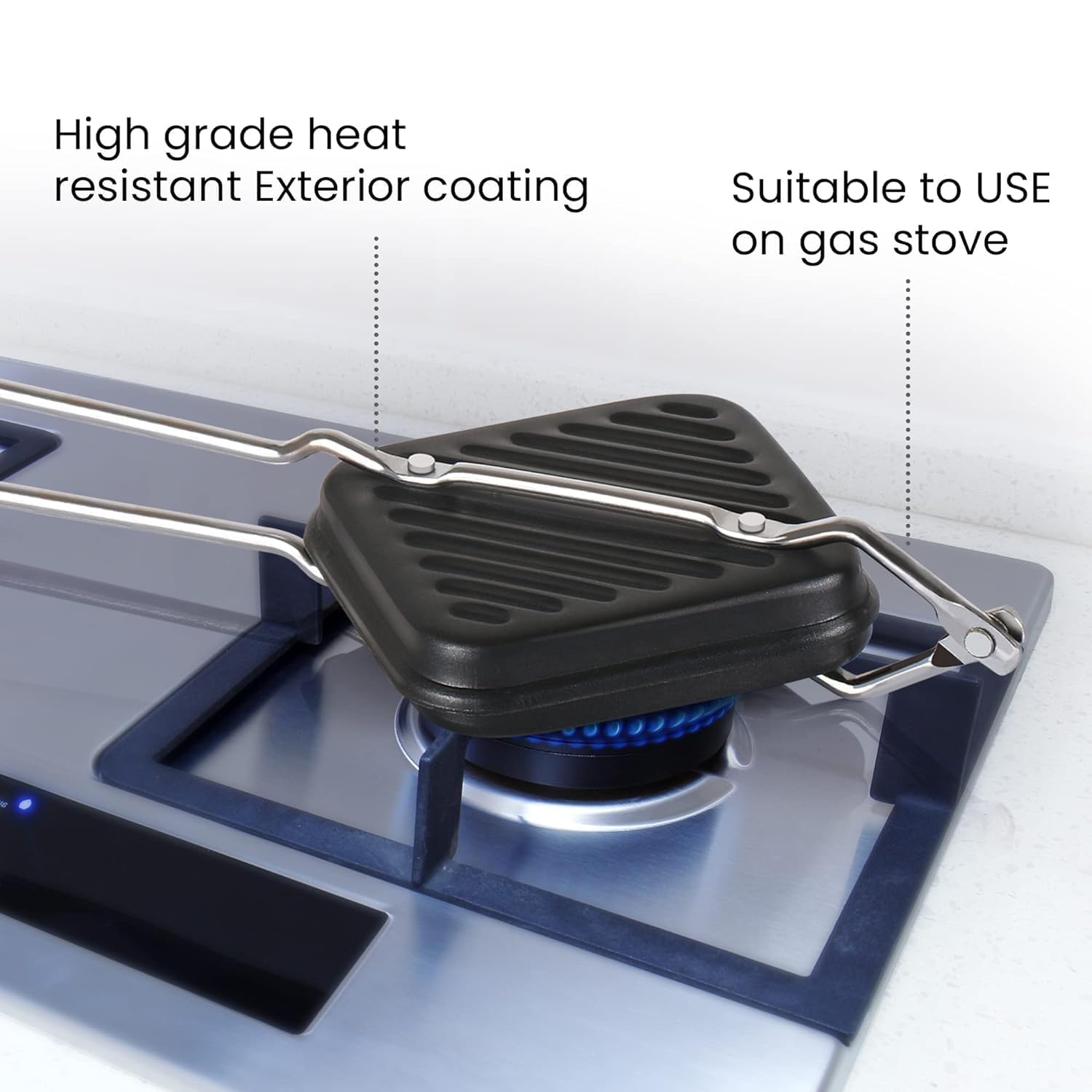 VedaChef Grill Sandwich Toaster - Crispy Sandwiches! -5