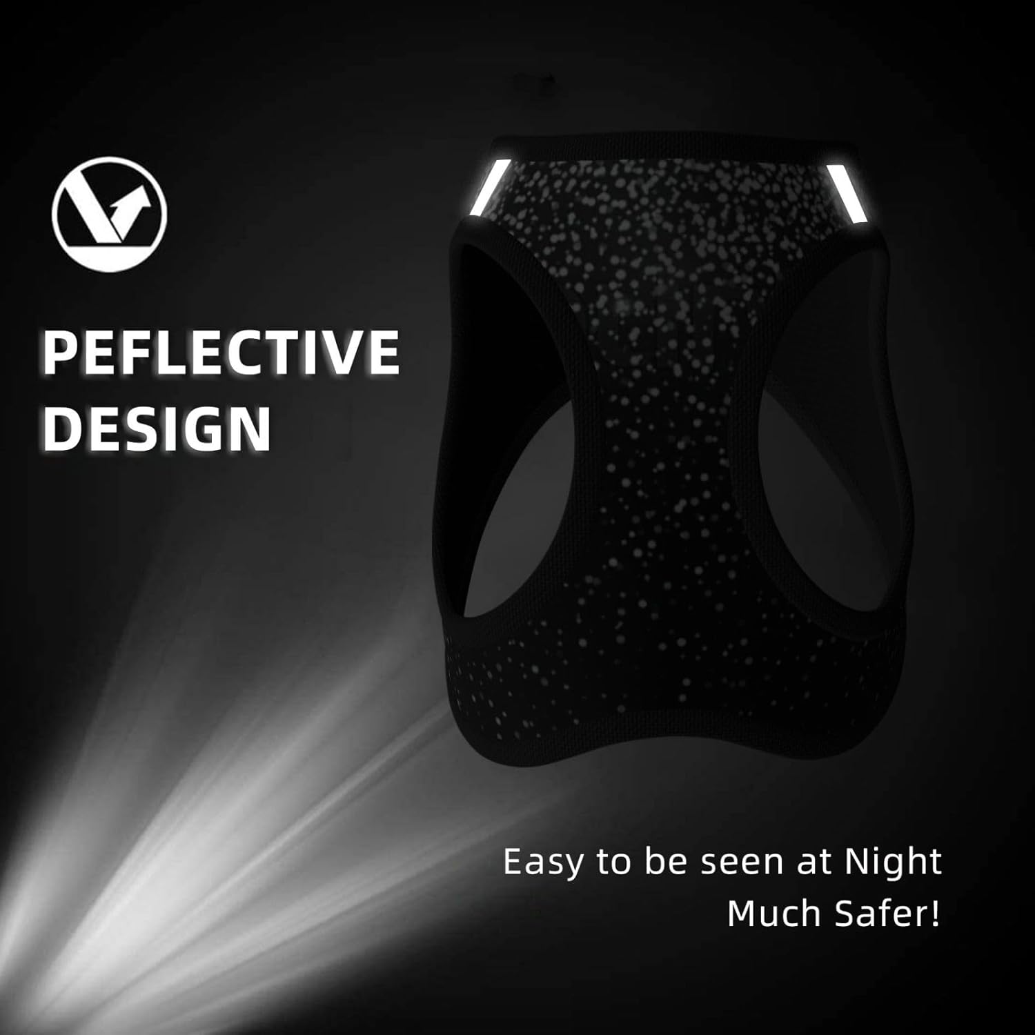 Arnés de verano para cachorros con estampado de purpurina plateada brillante con reflectante, accesorios para perros y gatos pequeños, medianos y grandes 7