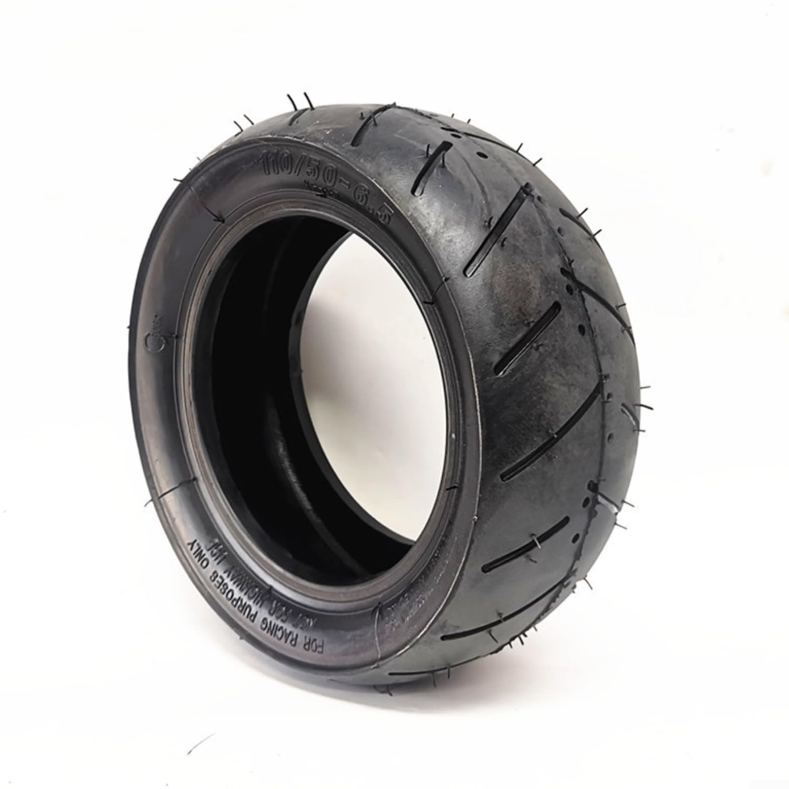 Pneumatici senza camera d'aria 110/50-65 Ruota posteriore in gomma da 11 pollici per scooter elettrico per mini moto Pocket Bike 49CC fuoristrada uso privato terreno nero