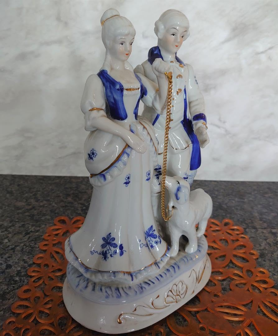 Amazon.co.jp: 陶器 置物 スペイン磁器西洋陶器高級陶器人形洋風  