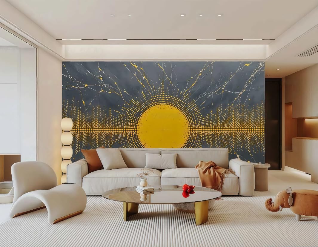 Proste złote pióra tapeta ścienna sypialnia gabinet salon dekoracja domu 3D 430 x 300 cm