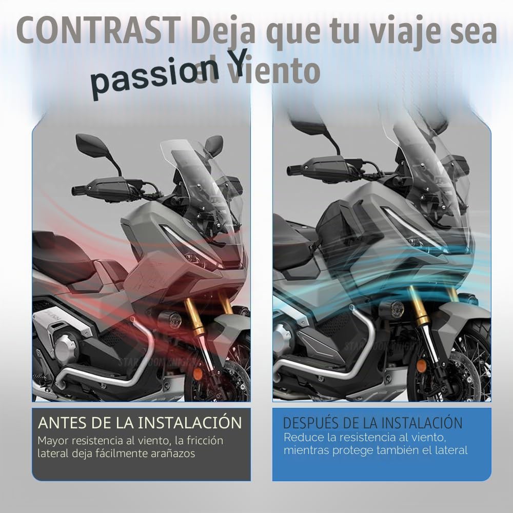 para Honda X-ADV 750 XADV V3 deflectores de piernas Alerones Laterales | Mercado