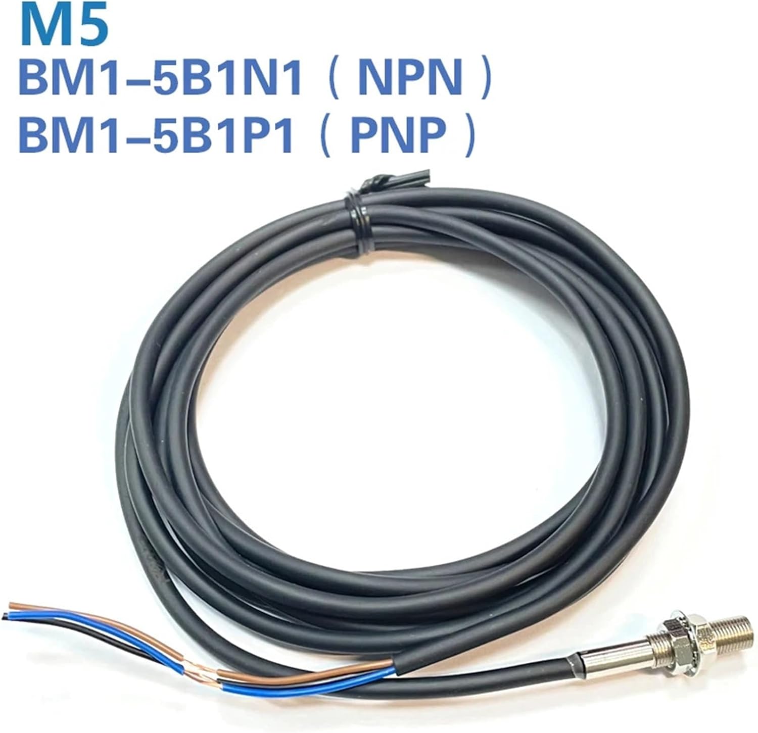 4mm 5.4mm M5 Small-Diameter Proximity Sensor Switch Inductive Metal Induction 12-24VDC NPN PNP NO(BM1-4B1P1)