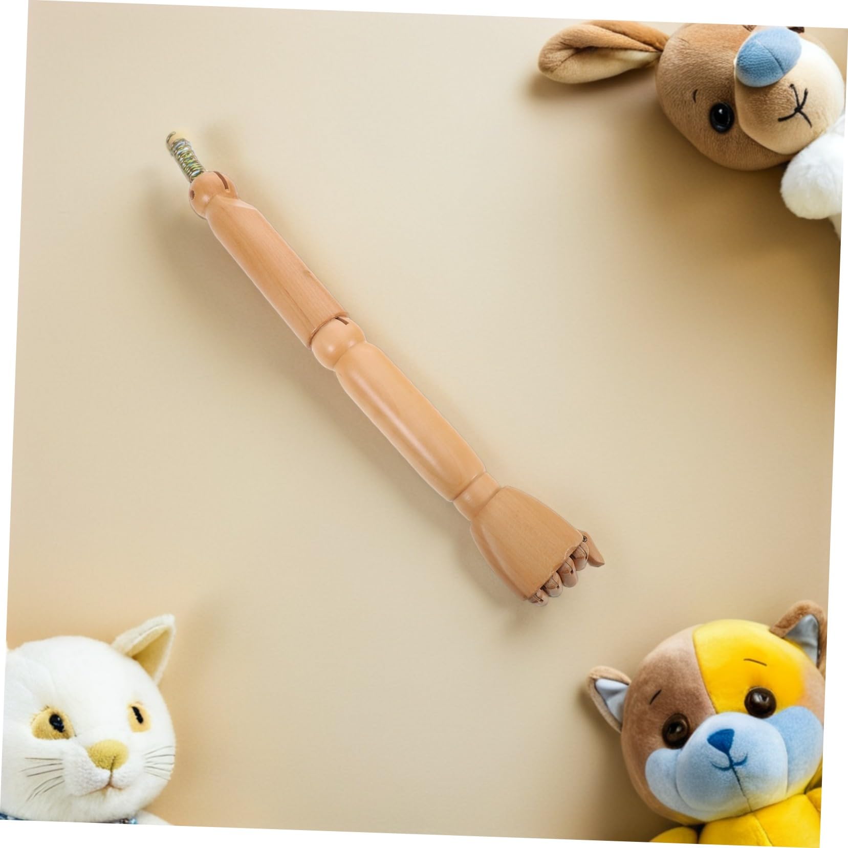 Homoyoyo Brazo de Maniquí Articulado de Madera para Niños, 1 Par | Color Caqui, Juntas Móviles, Montaje Sencillo, para Modelos Educativos, Clases de Arte y Títeres