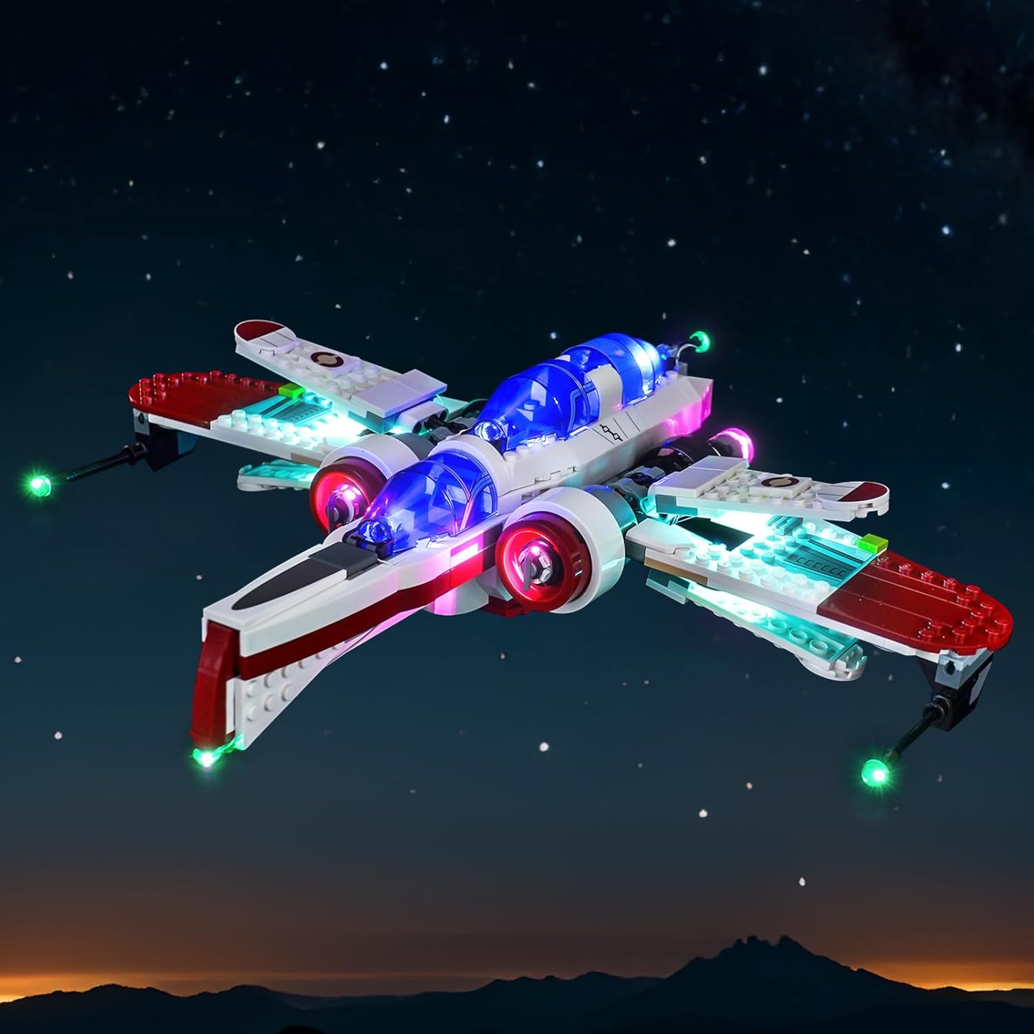 LED Lighting Compatible with Lego ARC-170 Starfighter 75402, Light Kit Compatible with Lego 75402, NOT Included The Model Set