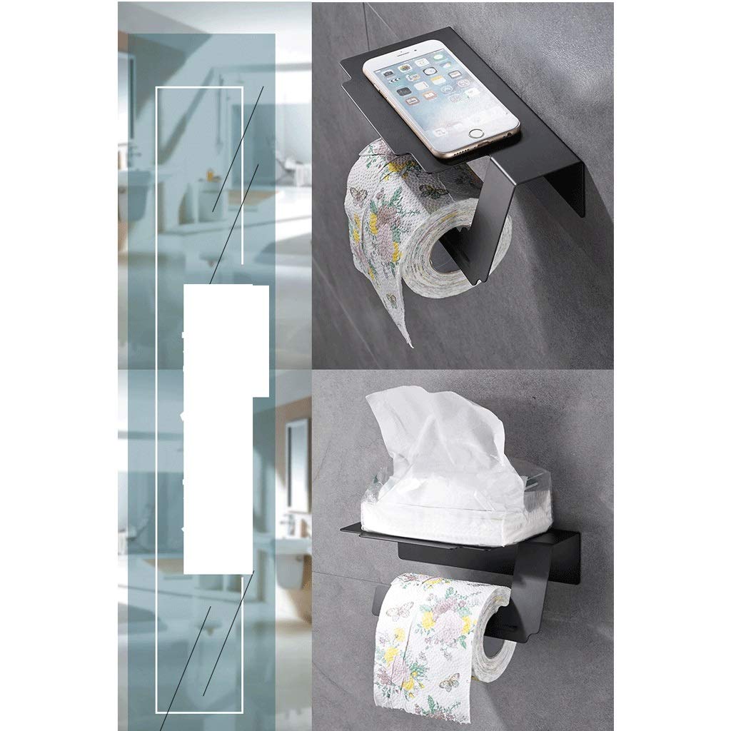 Vassoio carta carta supporto del tovagliolo di bagno di carta supporto del tovagliolo di punzonatura omaggio servizi igienici bagno in acciaio inox mobile di immagazzinaggio del telefono Rotolo