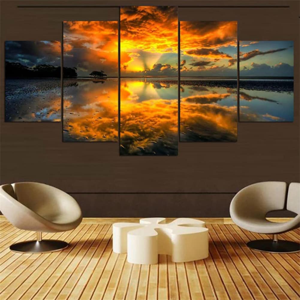Kit complet broderie diamant 5D paysage à offrir pour un loisir créatif