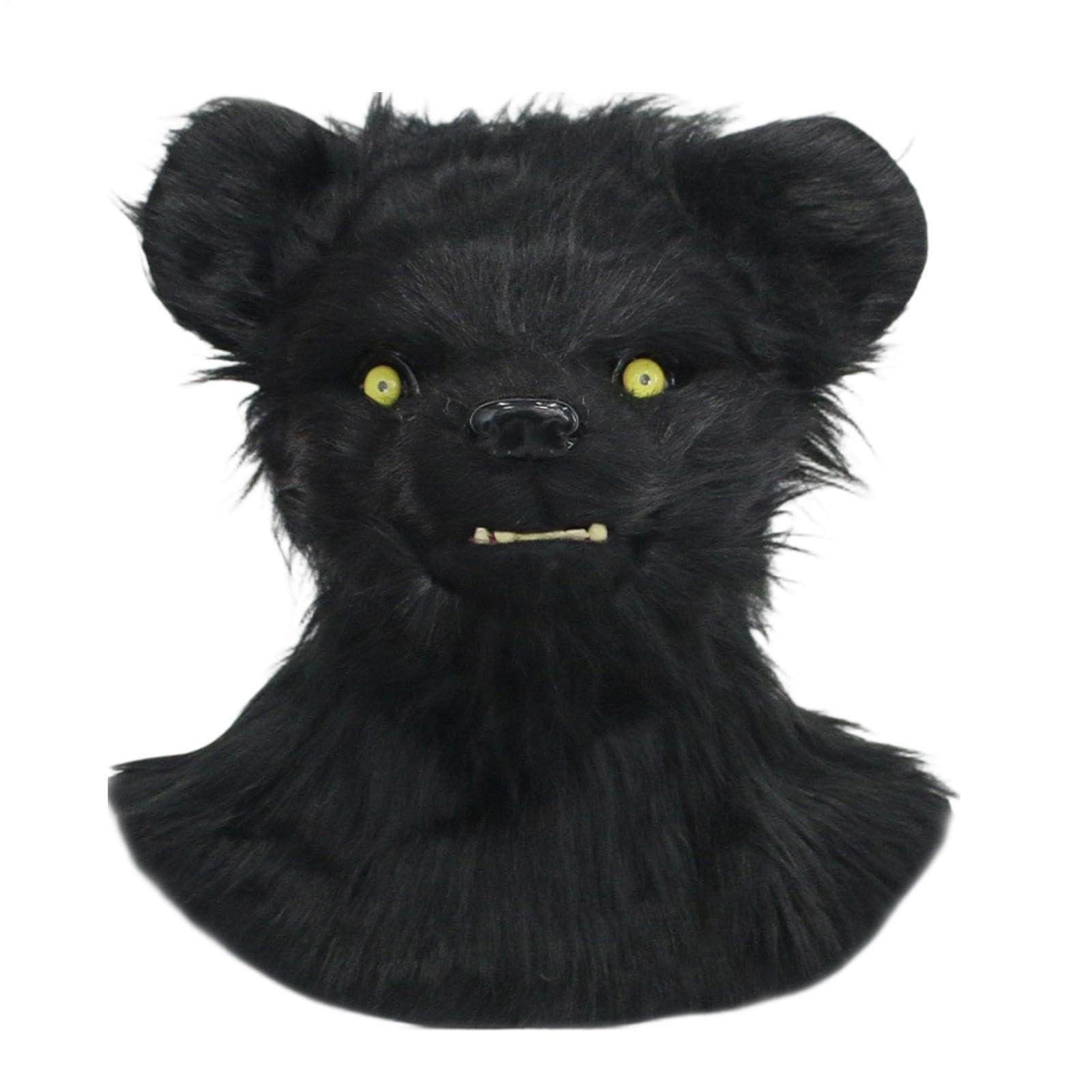 Maschera Divertente Costume A Forma Di Orso Realistico Con Bocca Aperta