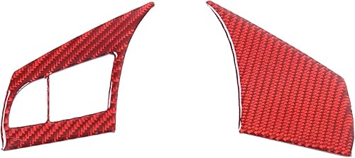 Miniatura 6 de Daeiclru Cubierta del marco del panel del volante para Kia Soul 2009-2013, calcomanía decorativa del volante del automóvil, cubierta del botón del