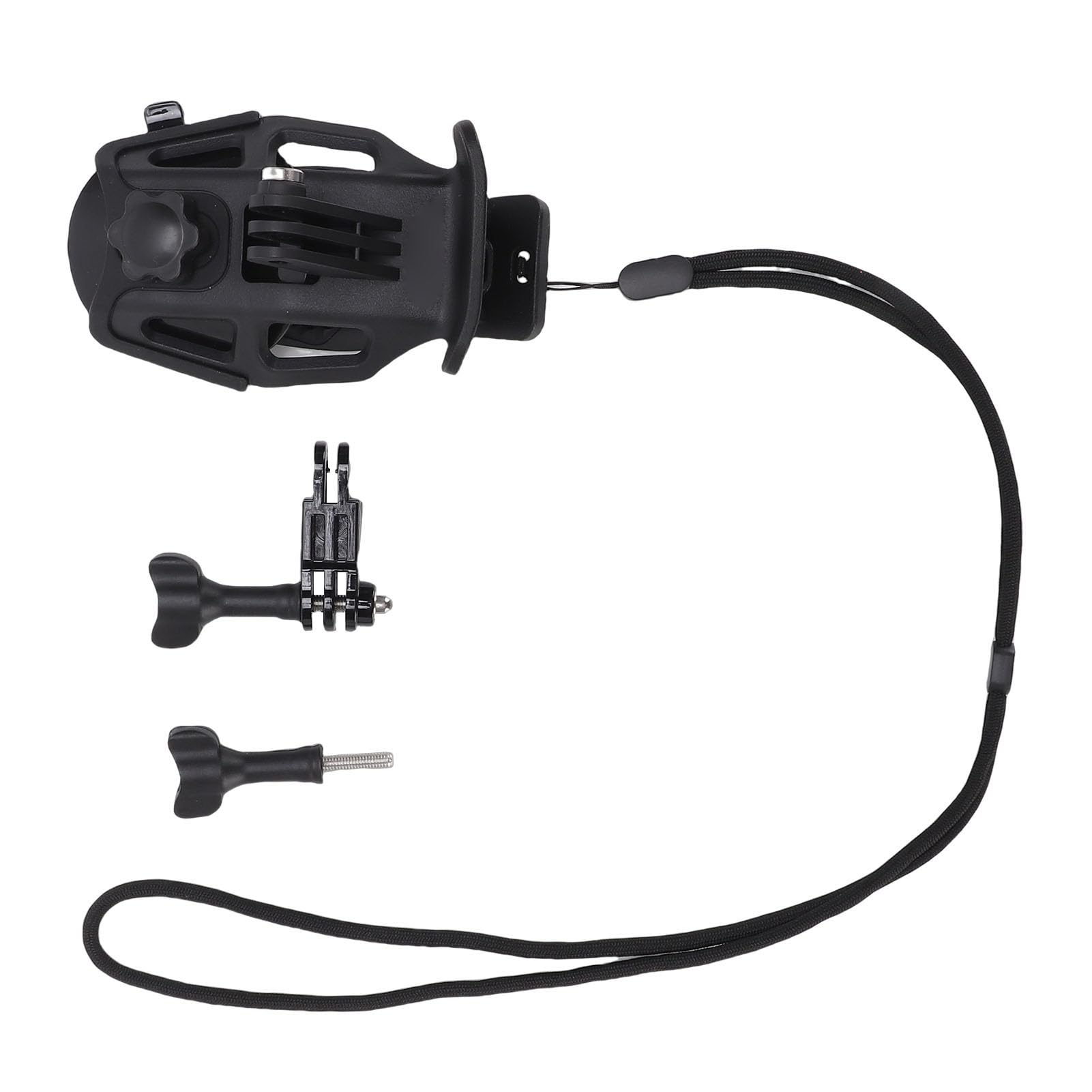 Abrazadera para casco de cámara ajustable multiángulo con montaje en barbilla para casco para Action Ace Series