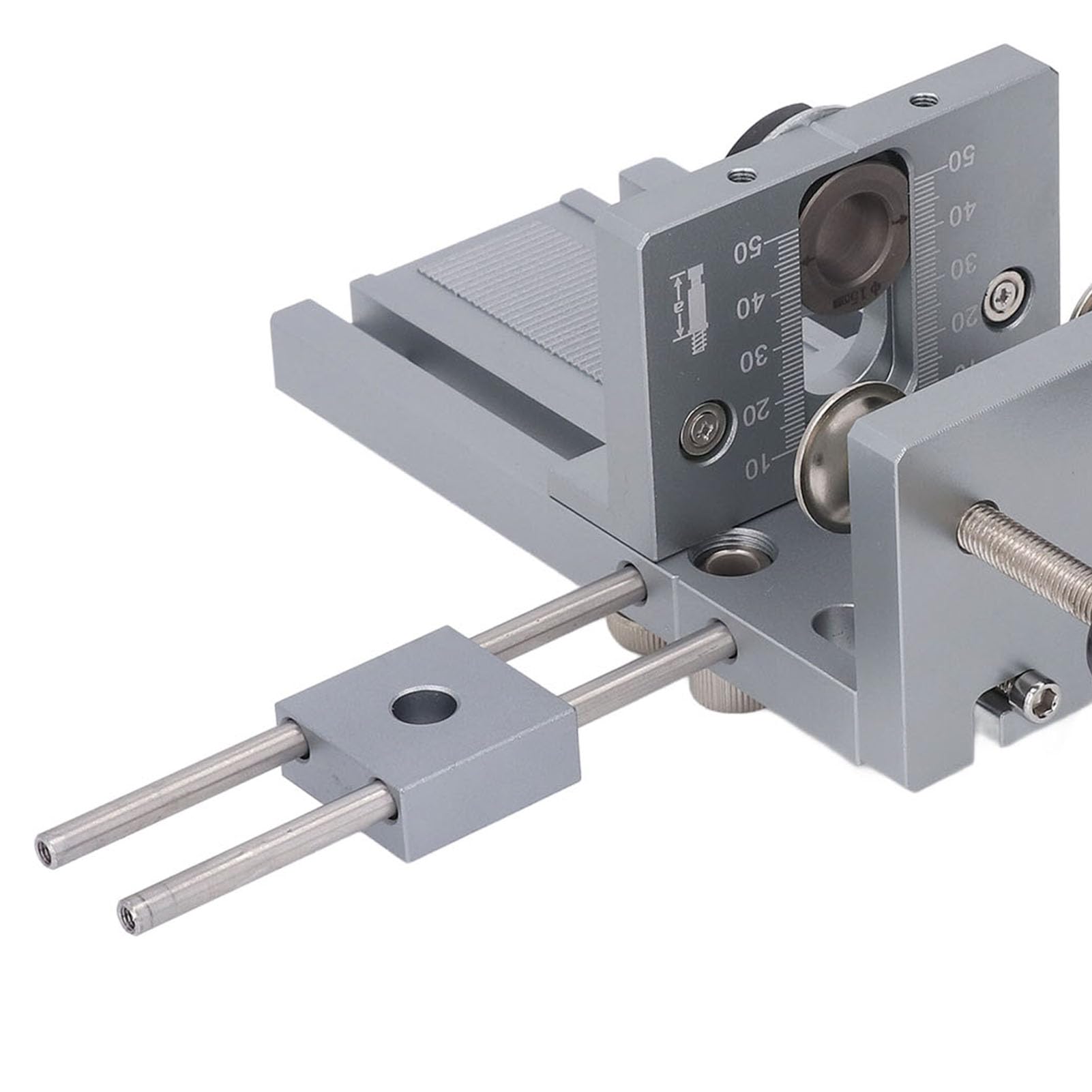 Aramox Zestaw Przyrządów do Kołków 3 w 1, Samocentrujący Przyrząd do Kołków z Tulejami 6 Mm 8 Mm 10, Lokalizator wierteł z Aluminium 6061, Napraw Drewna i Stolarki