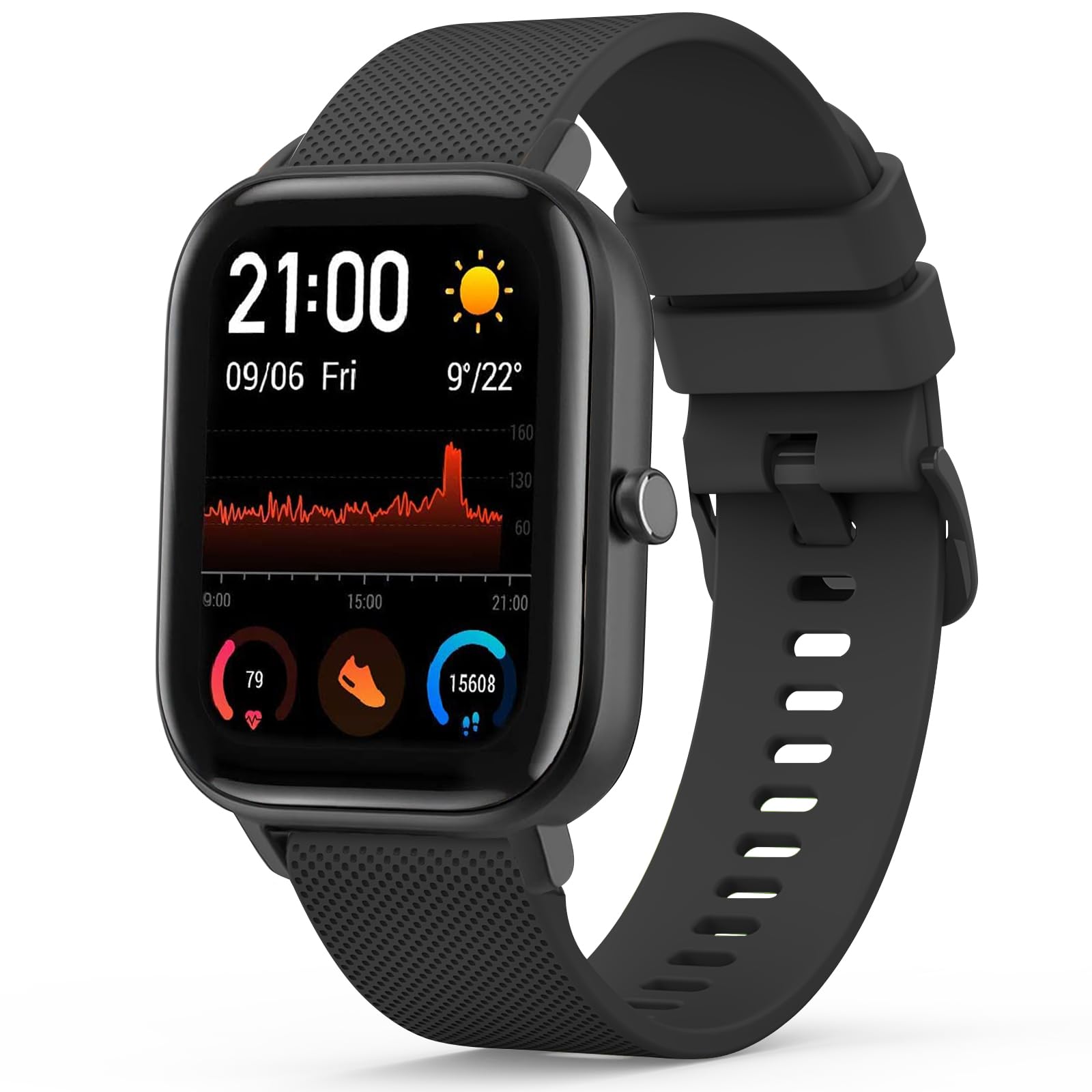 Cinturino in Silicone per Amazfit GTS/GTS 2/GTS 2 Mini/GTS 2e/GTS 3/GTS 4/GTS 4