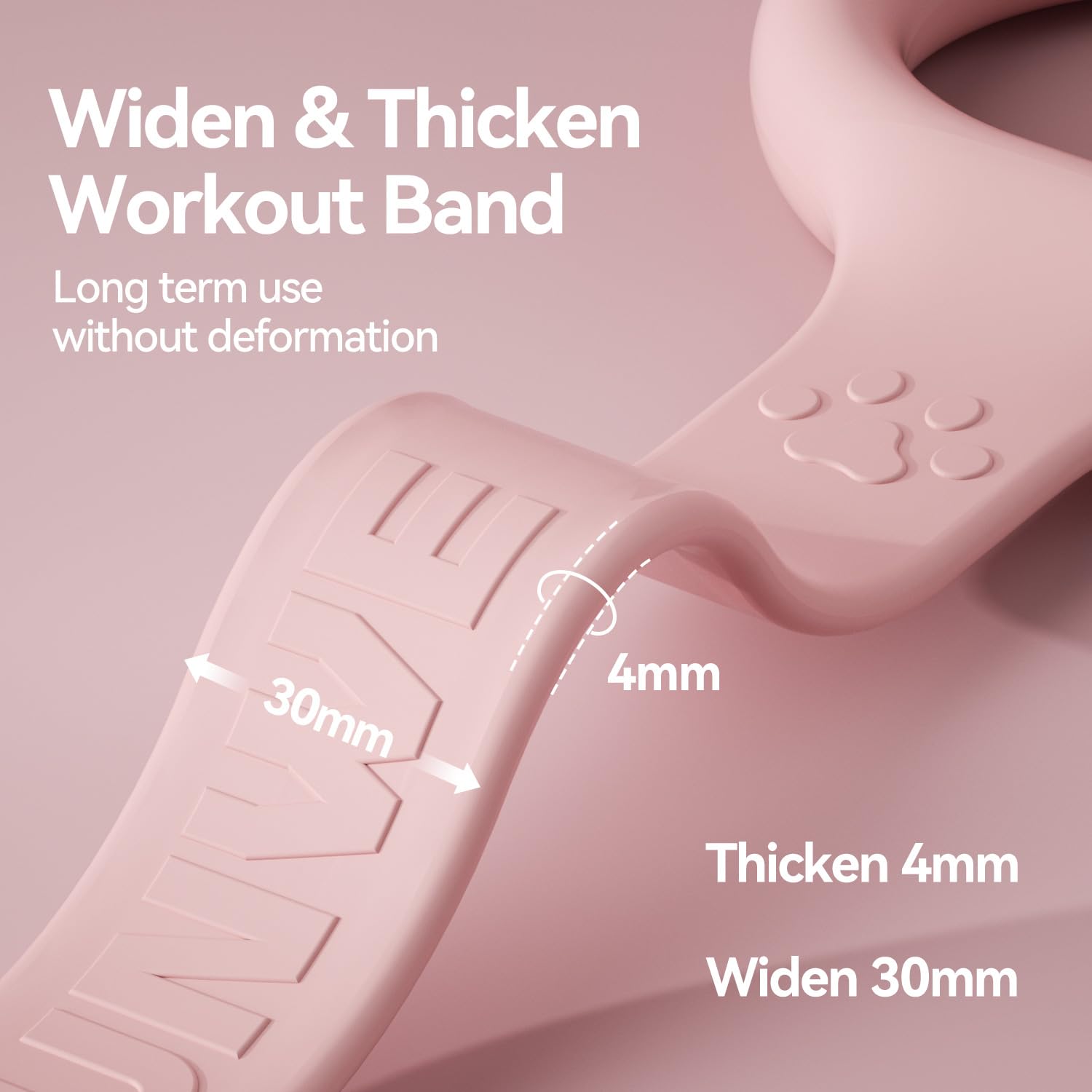 Figura 8 Banda de resistencia para entrenamiento, 3 elasticidades opcionales, 20, 30, 40 libras, más gruesa y duradera, para brazo, espalda, hombro, ejercicio, cuerda elástica, correas de yoga