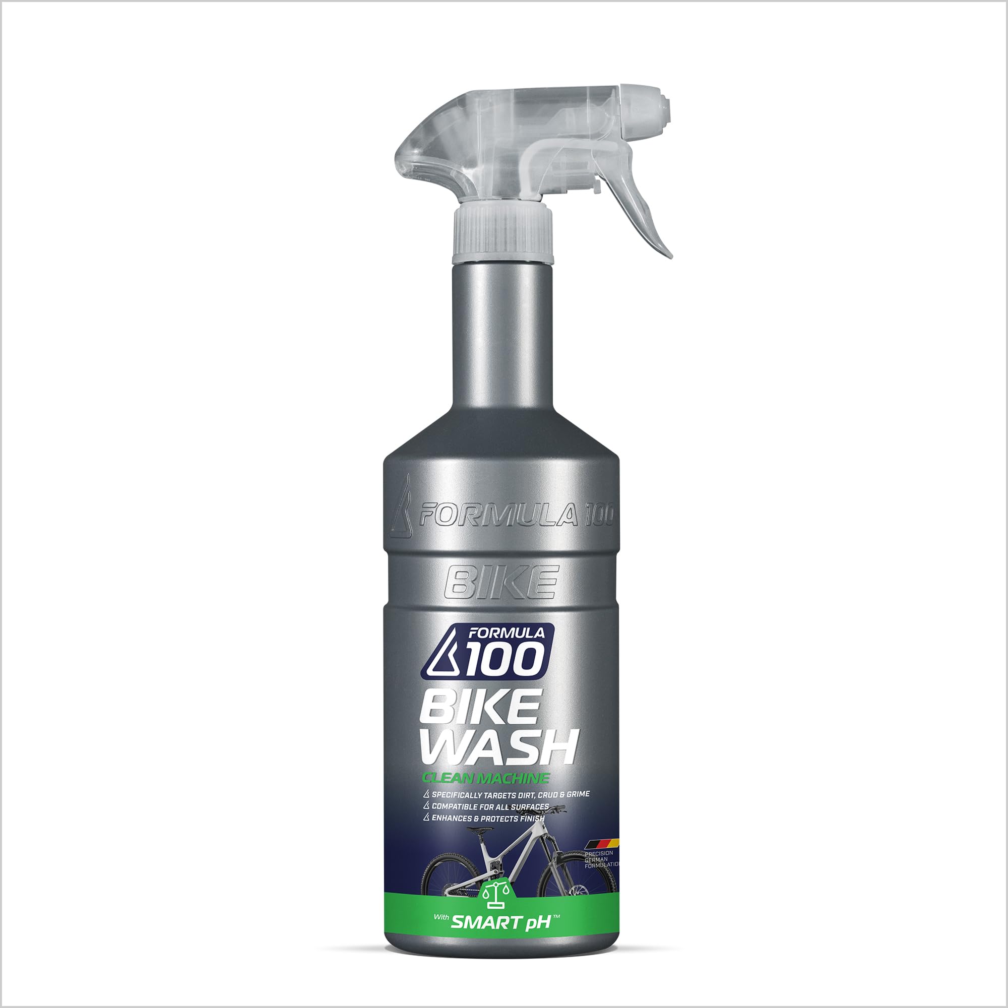 Formula 100 Clean Machine Bike Wash – For Cleaning Bicycles & Electric Bikes – No-Run Gel Formula Works on All Surfaces, Lifts Away Dirt & Grime