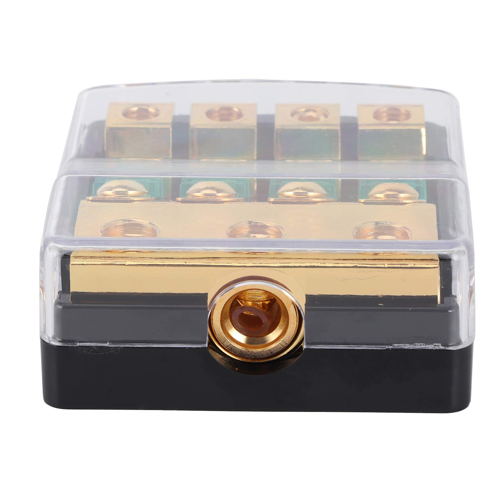 Porte-fusible électrique 1 entrée 4 Voies 0/4 AWG à 4/8 AWG pour Voitures, camions, Bateaux