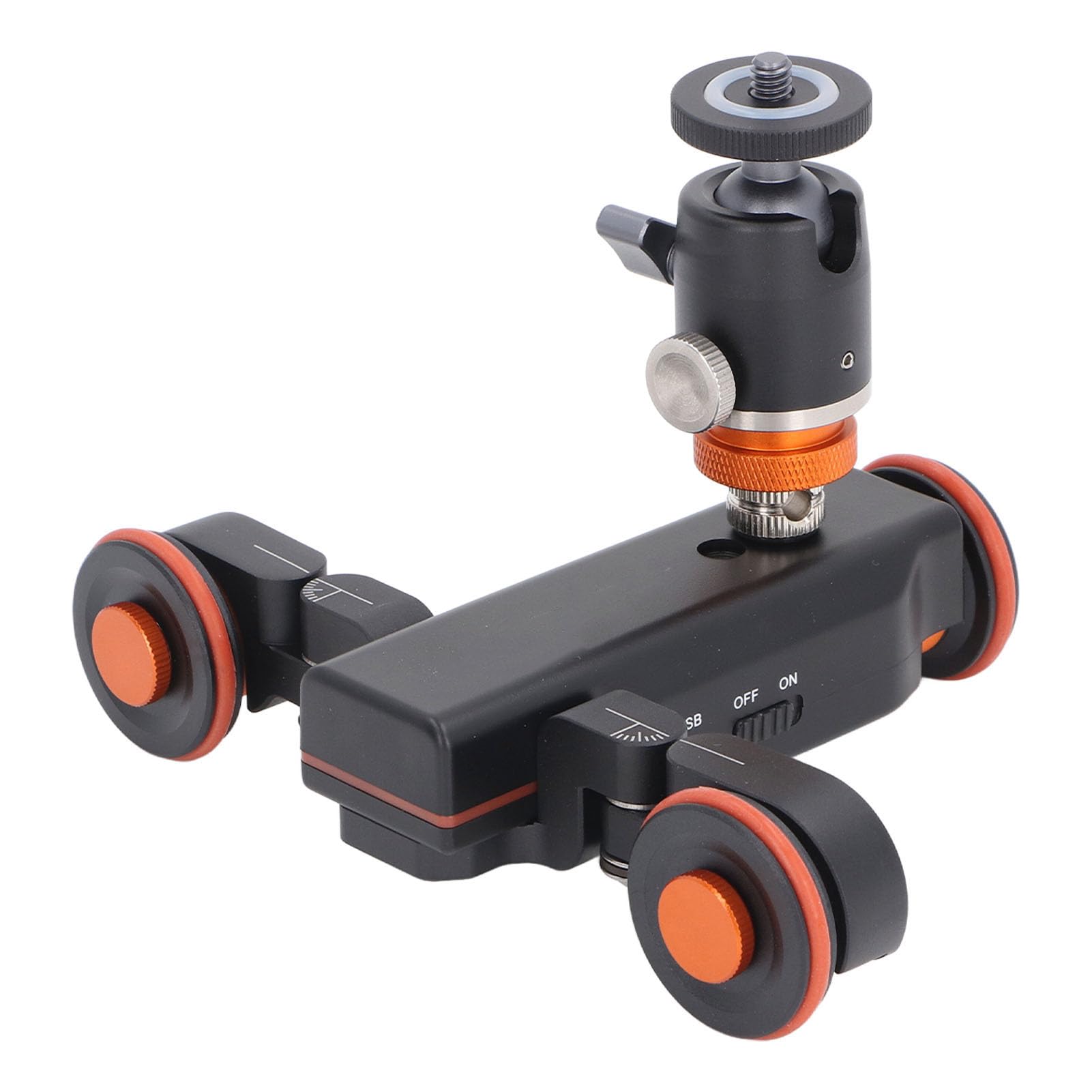 Kamera -Schieberegler Dolly Fernbedienungssteuerlast 6.6lbs 3 Geschwindigkeit Rotatable Video Dolly für Kamera -Smartphone