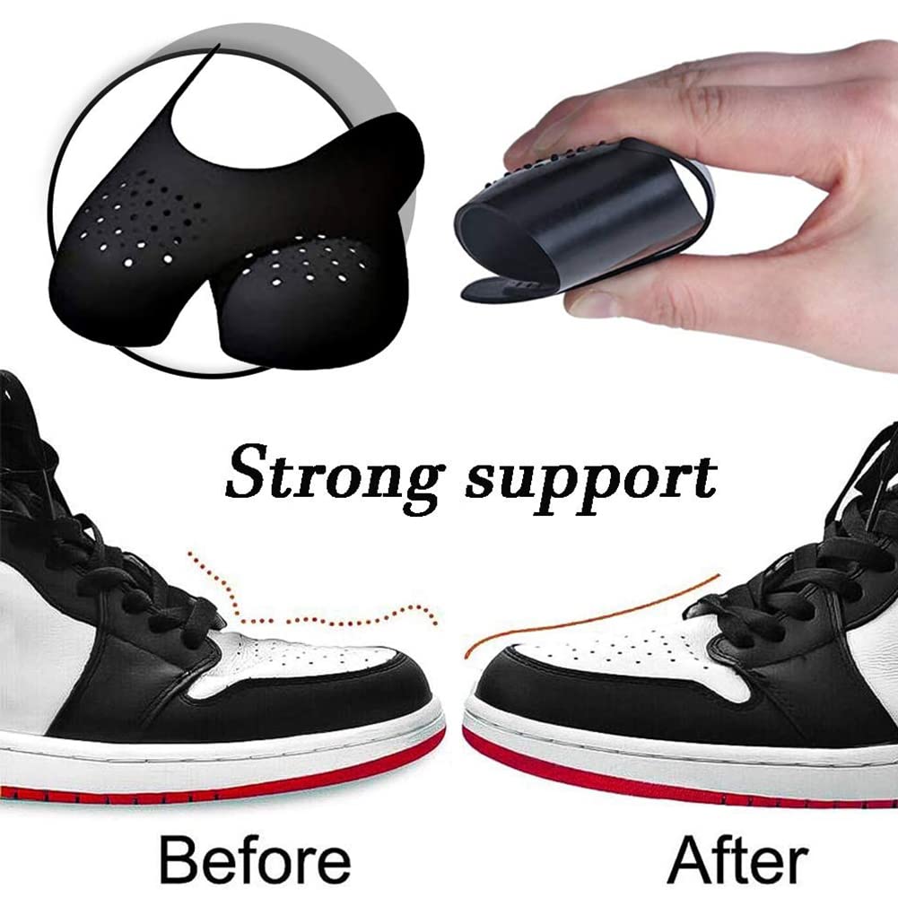 4 Pares Protectores Zapatillas Escudo de Zapatos Antiarrugas Calzado Protección Previenen Arrugas Pliegue Deporte Zapatilla