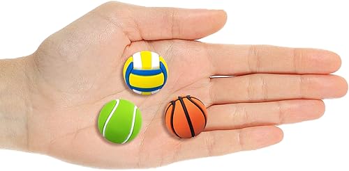 Miniatura 4 de Dijes de decoración deportiva 3D para baloncesto, fútbol, golf, béisbol, voleibol, fútbol, tenis, regalo para niños, niñas, adolescentes, hombres,