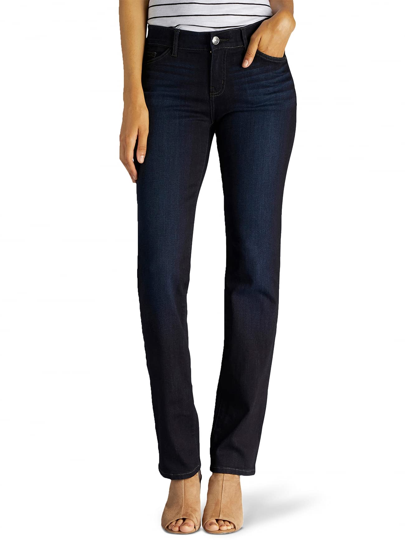 LeeWomen's Ultra Lux Comfort with Flex Motion Straight Leg Jean