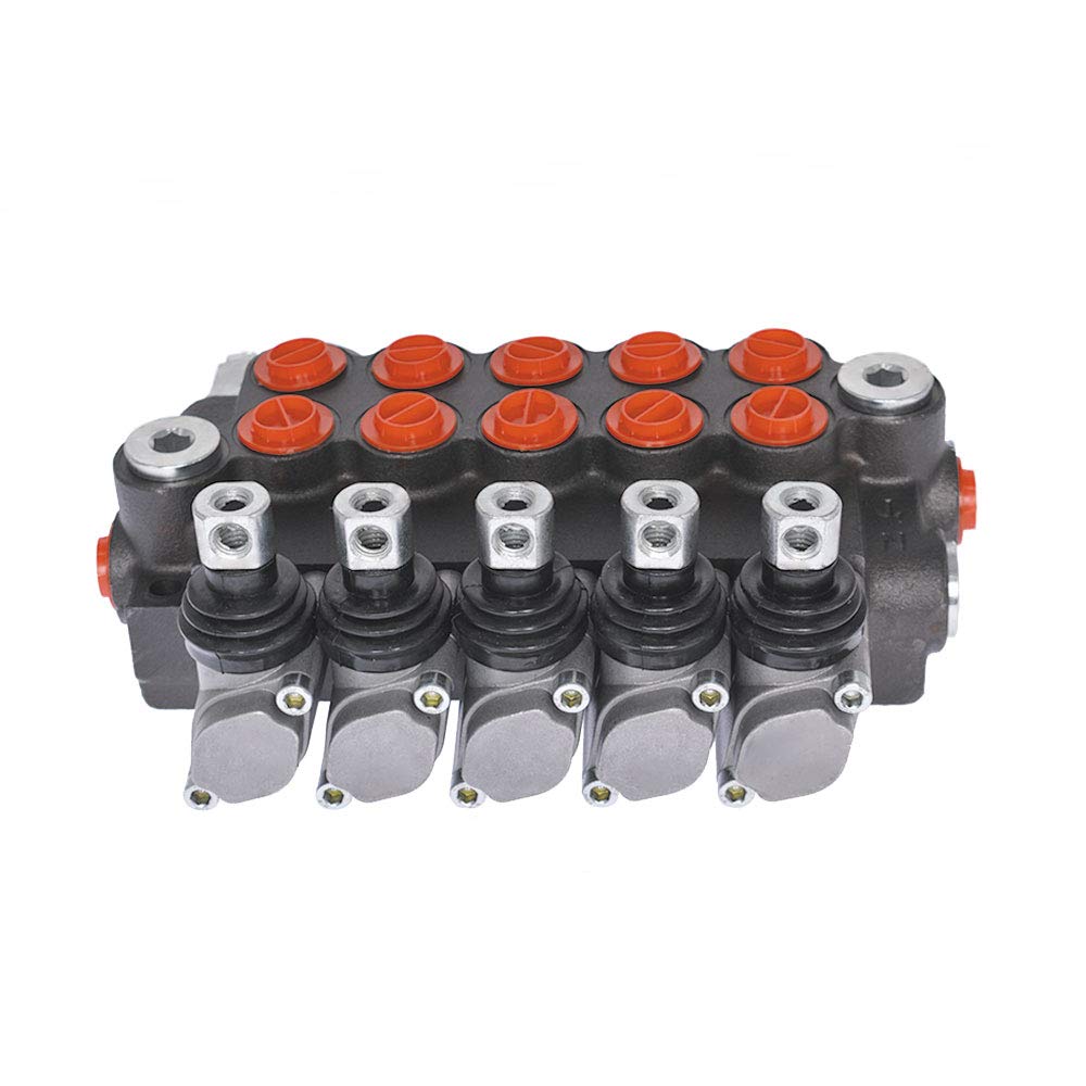 Hydraulisches Wegeventil 5-Spulen 11 gpm 3625 psi SAE-Anschlüsse doppeltwirkend