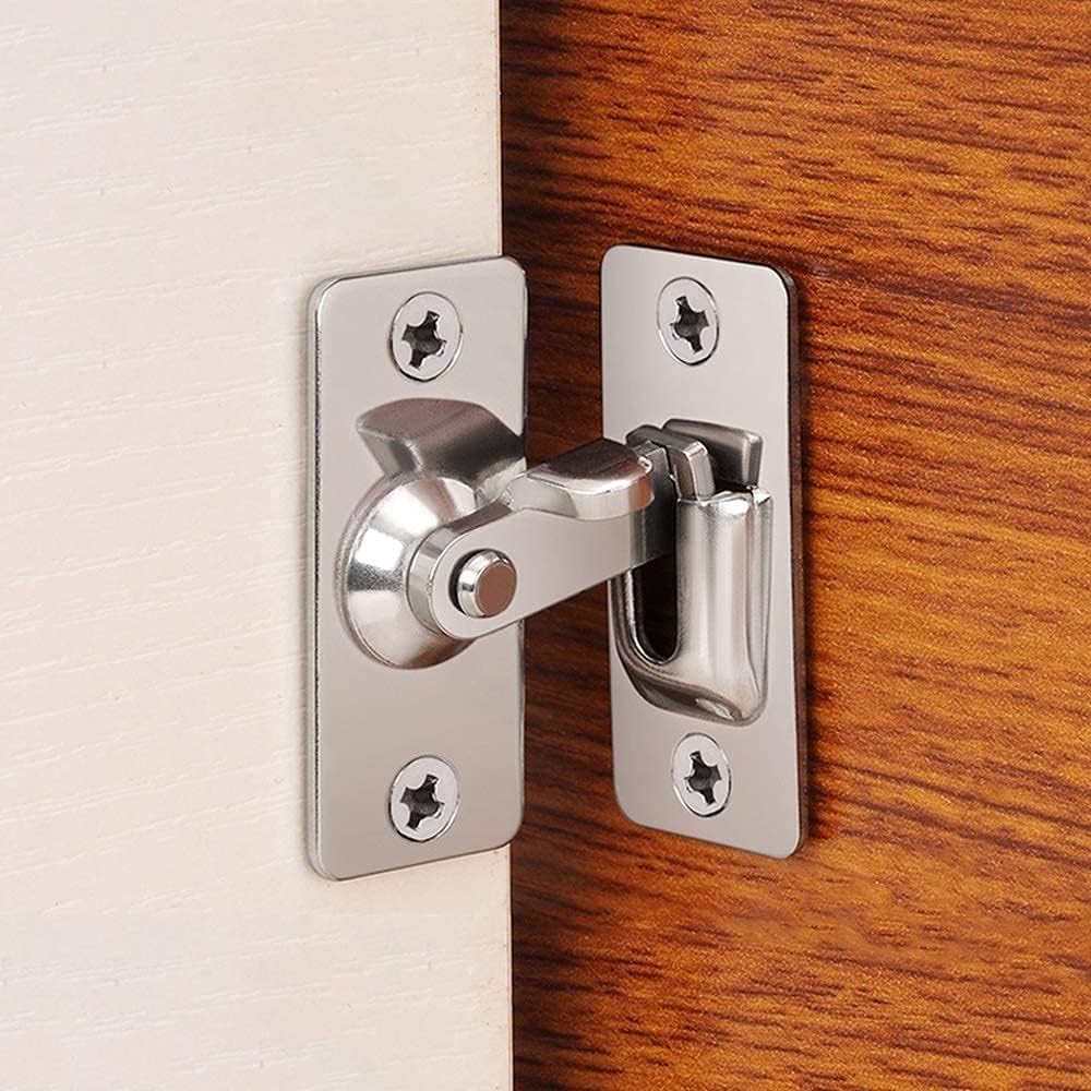 90 Degree Right Angle Door Lock, Small Bolt Lock, Internal Door Lock ...