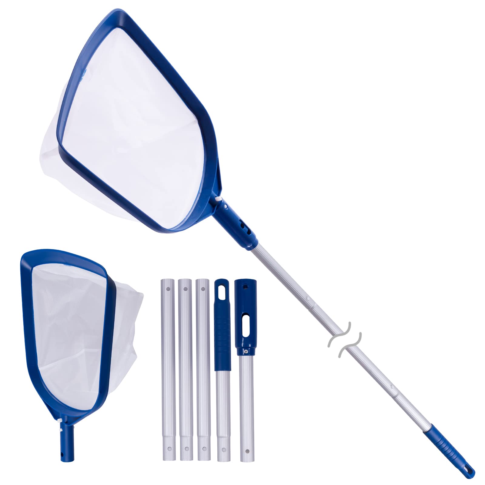 Buy urchindj Pool Skimmer Net with Pole, Ultra Fine Mesh Pool Nets for