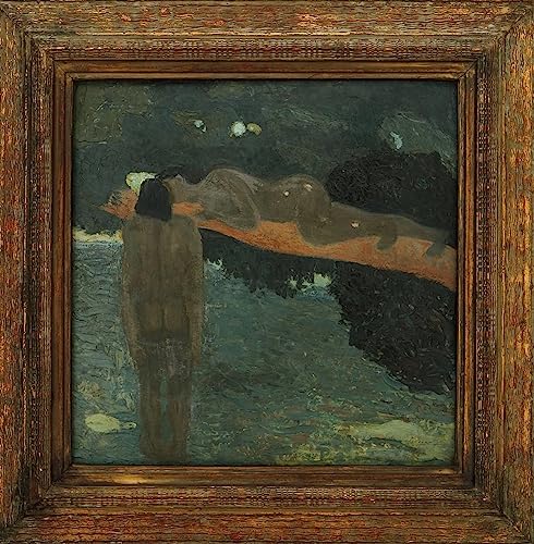 Affiche Le Baiser de Peter Figari impression d'art tableau deco 60x90cm