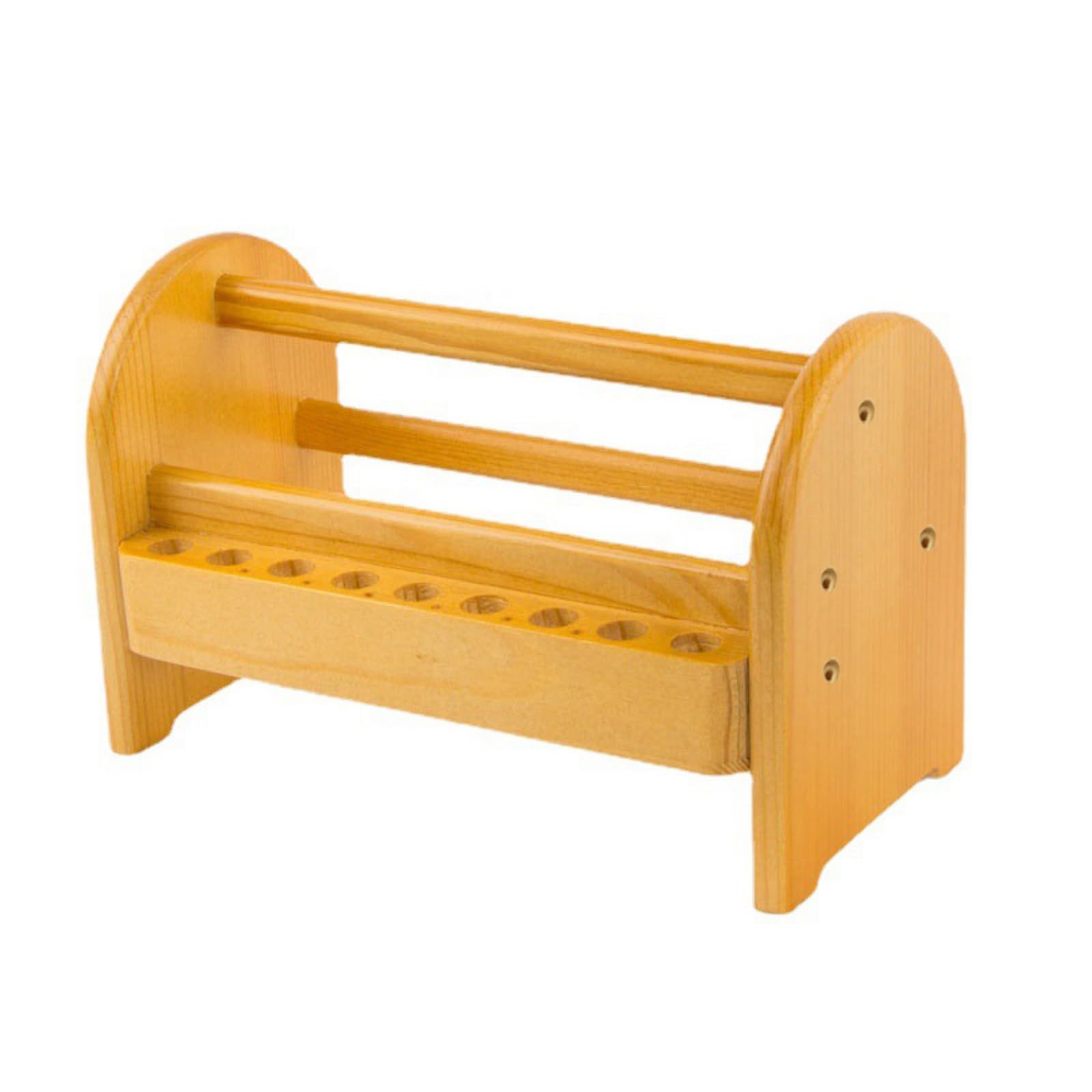 Rgybao Natural Wooden Eyewear Tool Rack Heavy Duty Construction Adjustable Shelves Workshop Storage Organizers Wooden Tool Organizers