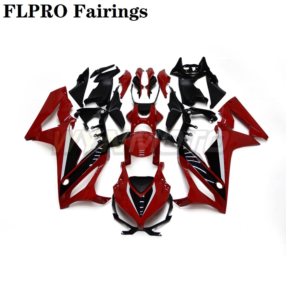FLPRO Red Black ABS Plastic Full Fairing Kits Fit For Honda CBR650R 2019 2020 2021 CBR 650R 19 20 21