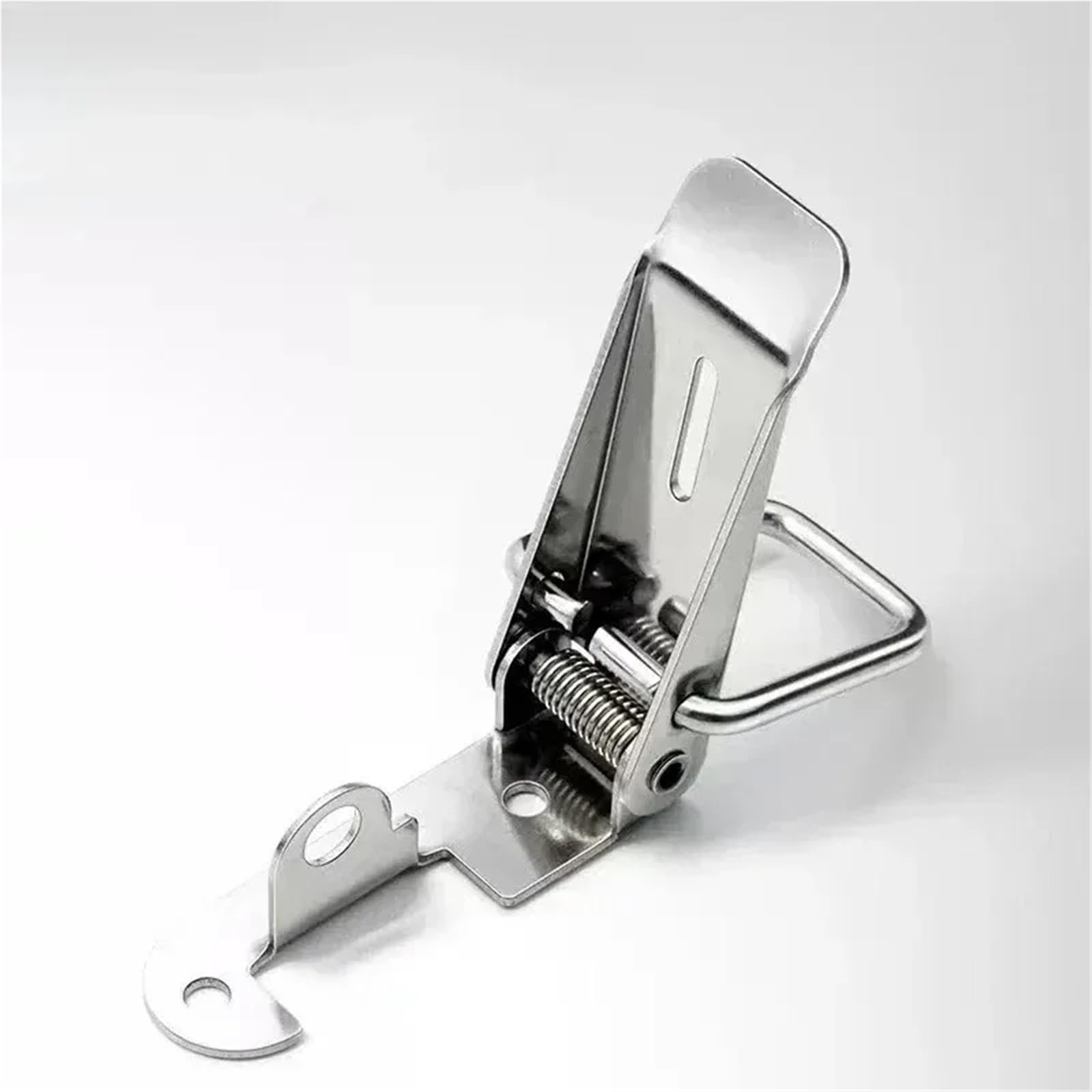 Zatrzask sprężynowy, 8 szt. Zacisków sprężynowych ze stali nierdzewnej z kaczym ustnikiem. Zatrzask zatrzaskowy(With Lock)