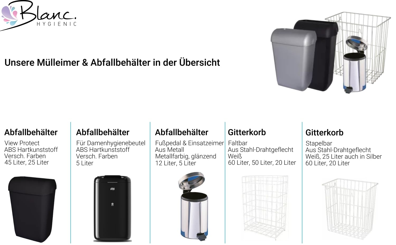 Treteimer Kosmetikeimer mit Fußpedal 5 Liter Silber | Metall-Treteimer mit Fußpedal & Inneneimer, hygienisch für Bad, WC, Büro & Praxis