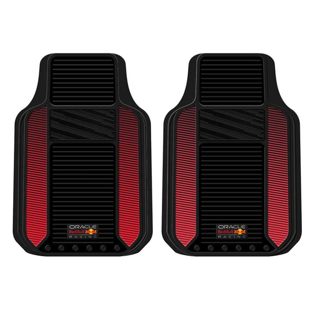 Red Bull Oracle Jeu de tapis de voiture universel 'Heavy Duty' - Noir/Rouge | Set de 2 pièces