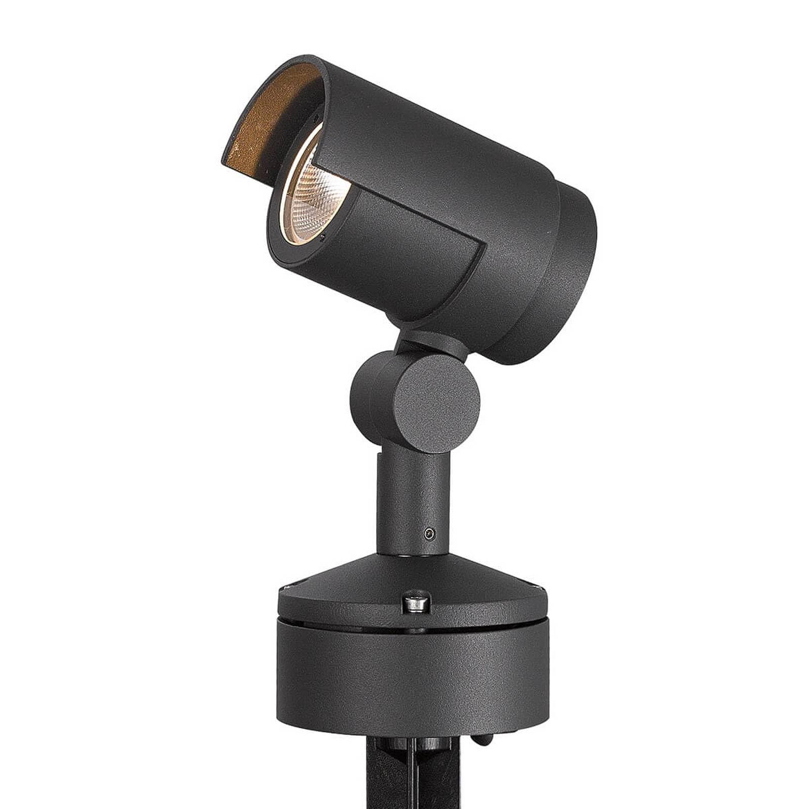 Lucande LED Gartenstrahler mit Erdspieß, schwenkbar Erdspießstrahler strahlwassergeschützt IP65 Gartenbeleuchtung 15W