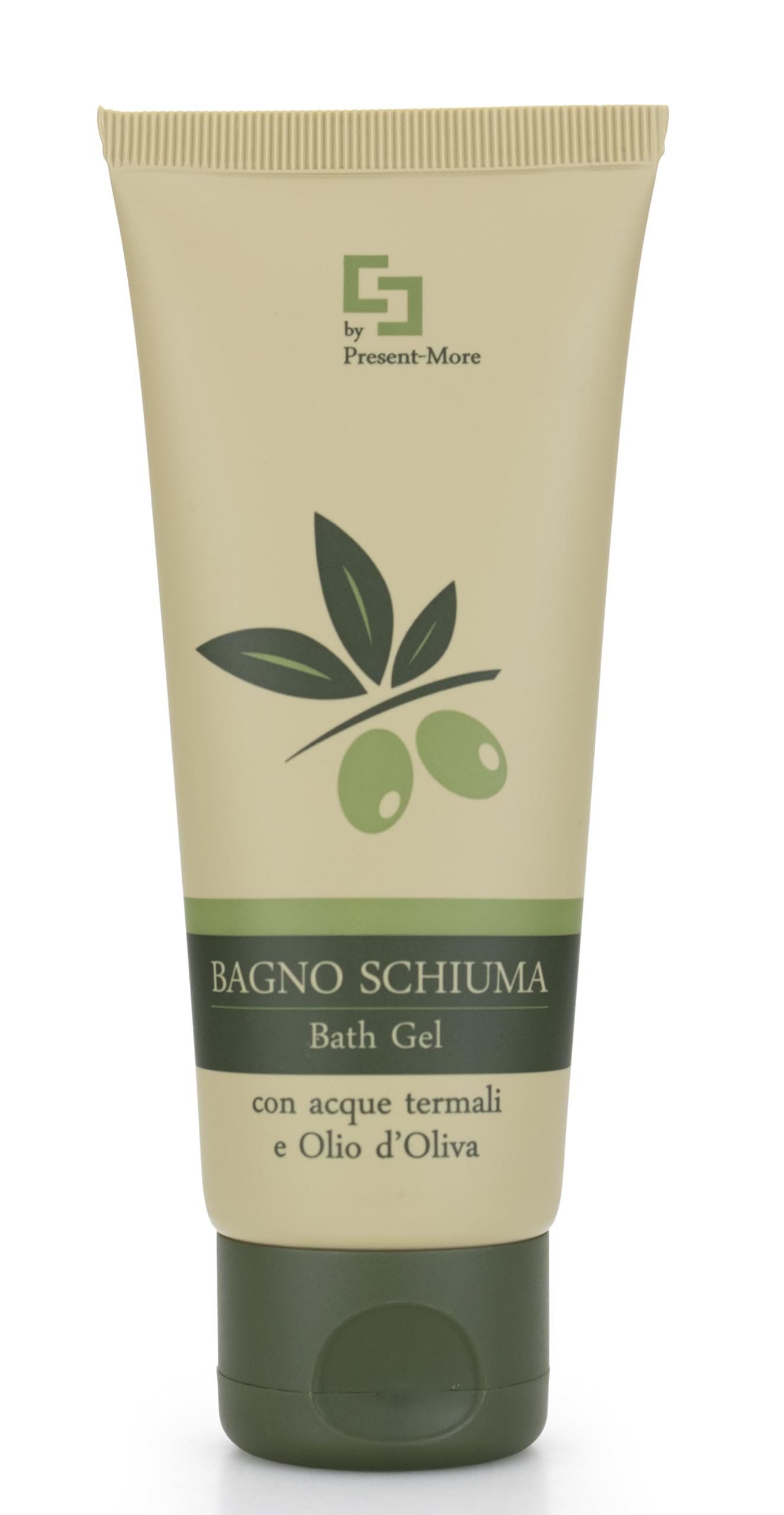 PRESENT-MORE - Bagno Schiuma 100ml Beauty Oil - Confezione da 30 Pezzi - Bagnoschiuma Senza Allergeni - Fragranza Tahitian - Made in Italy - Ideale per Hotel e B&B