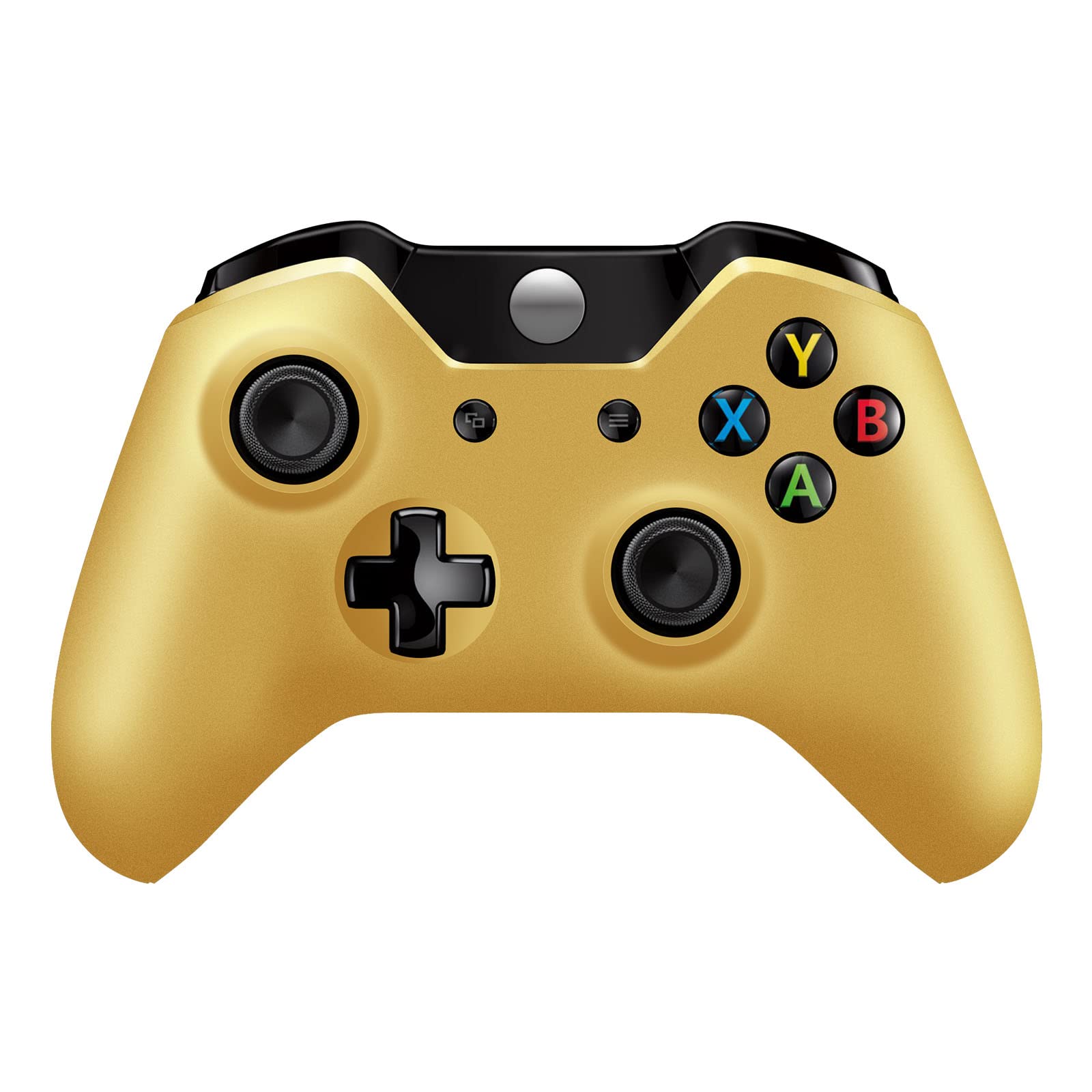 Custom Wireless 2nd PC Game Controller with 3.5mm Audia Jack Compatible with Xbox one/ One S/X, Xbox Series X/S and Windows (Gold)