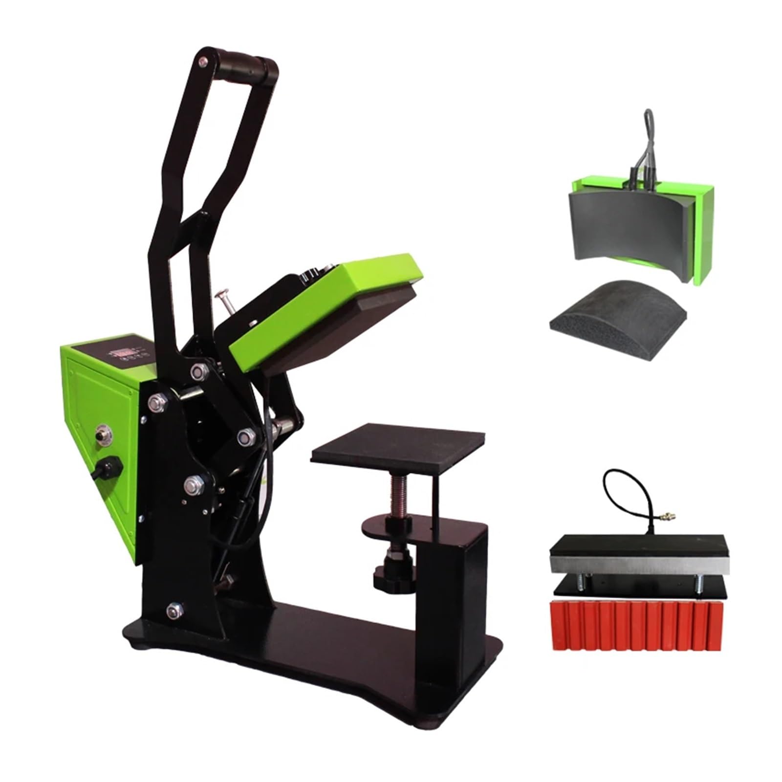 prasa termiczna, 3w1 Combo prasa termiczna 10w1 do pióra, czapka z daszkiem Logo DIY etykieta na koszulkę sublimacja automatyczne otwieranie maszyna przenoszenia ciepła