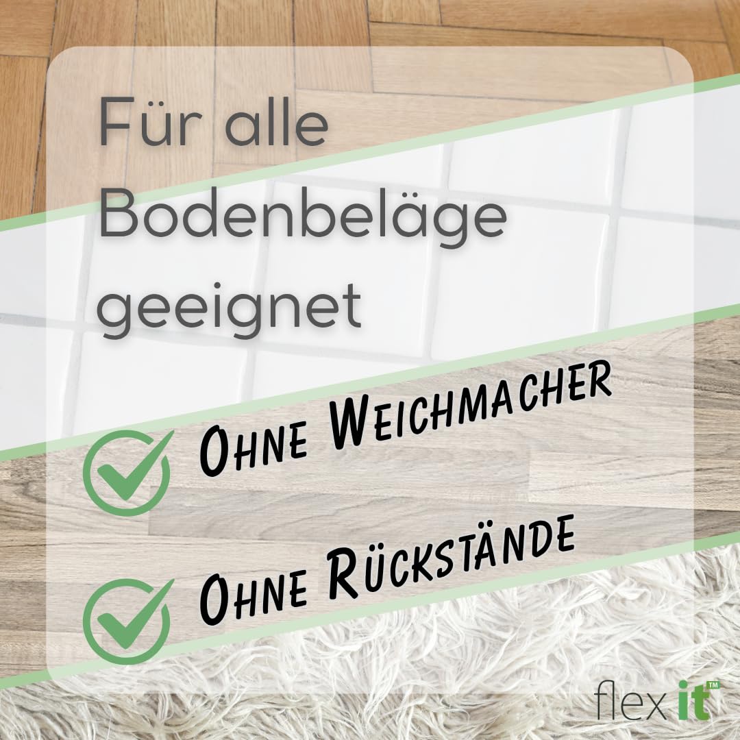 flex it Classic Comfort 190x290 cm Antirutschmatte für Teppich Ohne Weichmacher Wärmeisolierende rutschfeste Teppichunterlage groß Teppichstopp Antirutsch Vlies Teppichunterleger für Wohnzimmerteppich