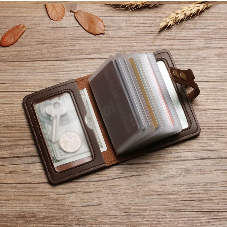 Card Case Large Capacity Card Holder Business Card Holder Multi Card Position Slim Driver's Licence Storage4