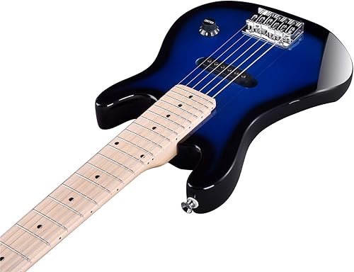Miniatura 8 de WINZZ EGM100 - Guitarra eléctrica para niños de 30 pulgadas con kit para principiantes, para diestros, Blueburst