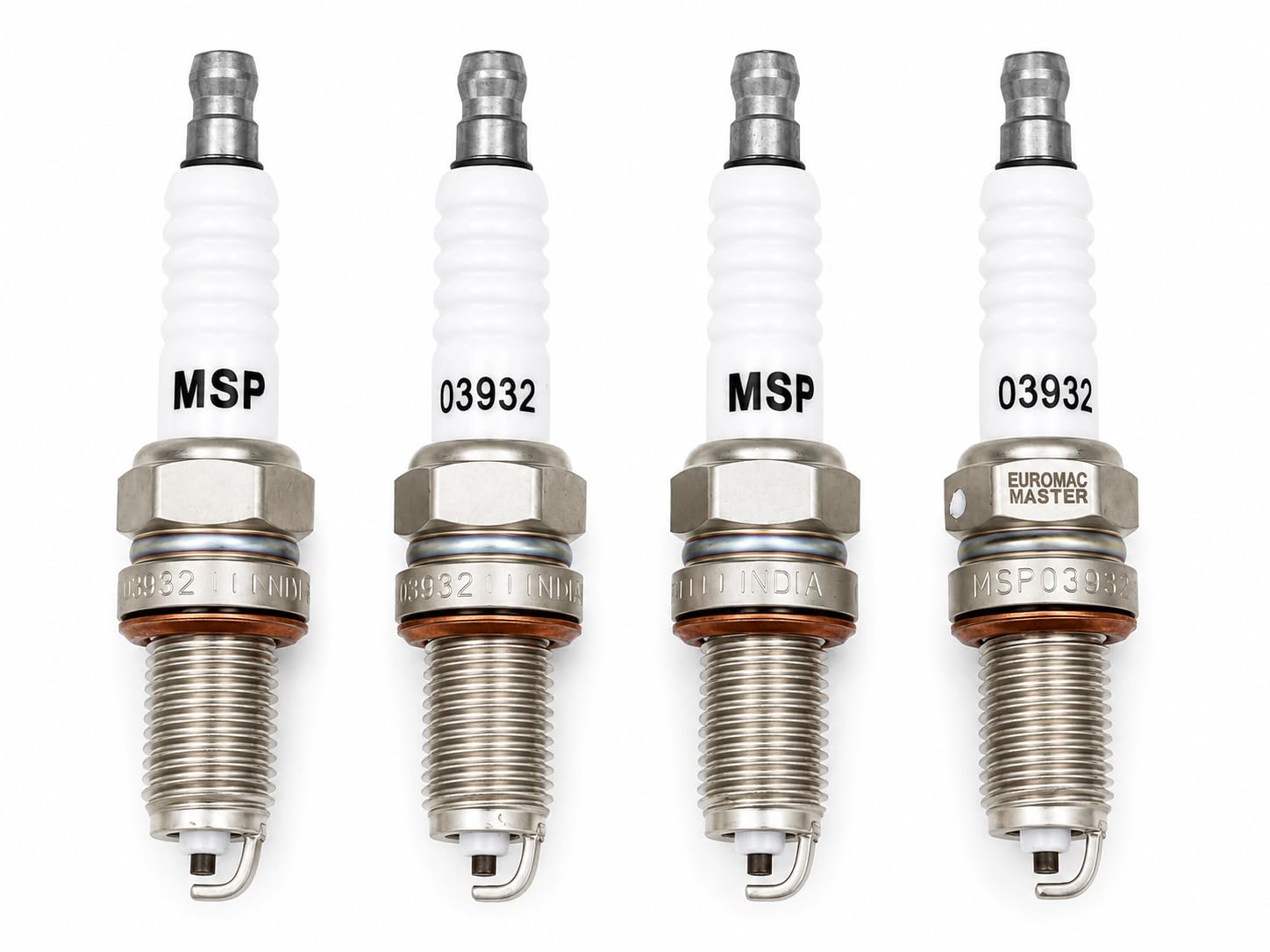 Master Spark Plug, (Set of 4), Nickel, MSP 03932, MS-Wgr, Alto, Estilo, XI6, Brezza, Vitara, Swift, S-Presso, S-Cross, Celerio, Ciaz, Ertiga, Ritz, A Star (K-Series Engine), Beat.-picture-30