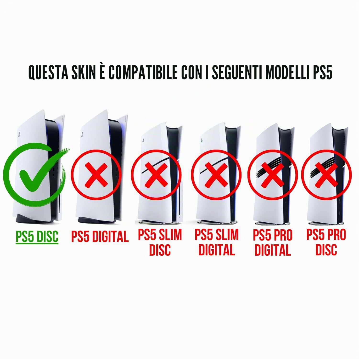 MaD Vision® Extra-Durable Skin Kit per PlayStation 5 (PS5) Disc | Set di Pellicole Adesive in Vinile Opaco per la Console e 2 Controller - per Spiderman Design