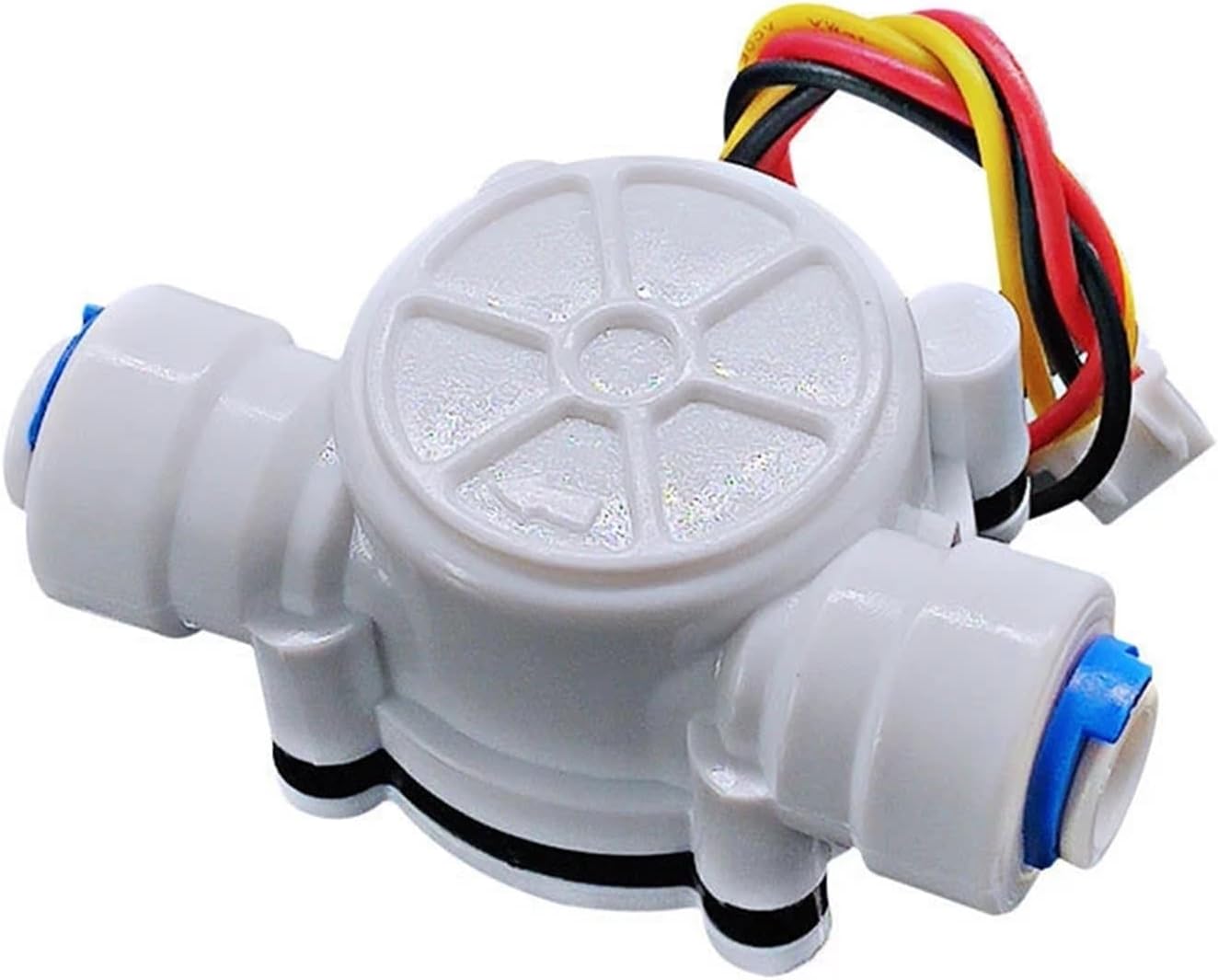 1/4" 3/8" G PE Pipe Water Flow Sensor 1.75MPa Hall Sensor Coffee Machine Turbine Flowmeter DC5~18V(3/8")