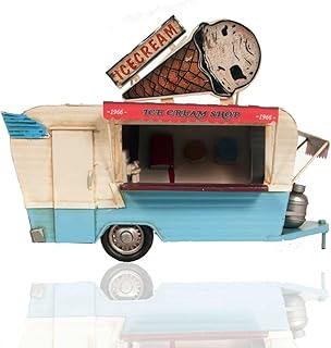 Ice Cream Trailer Metal Model
