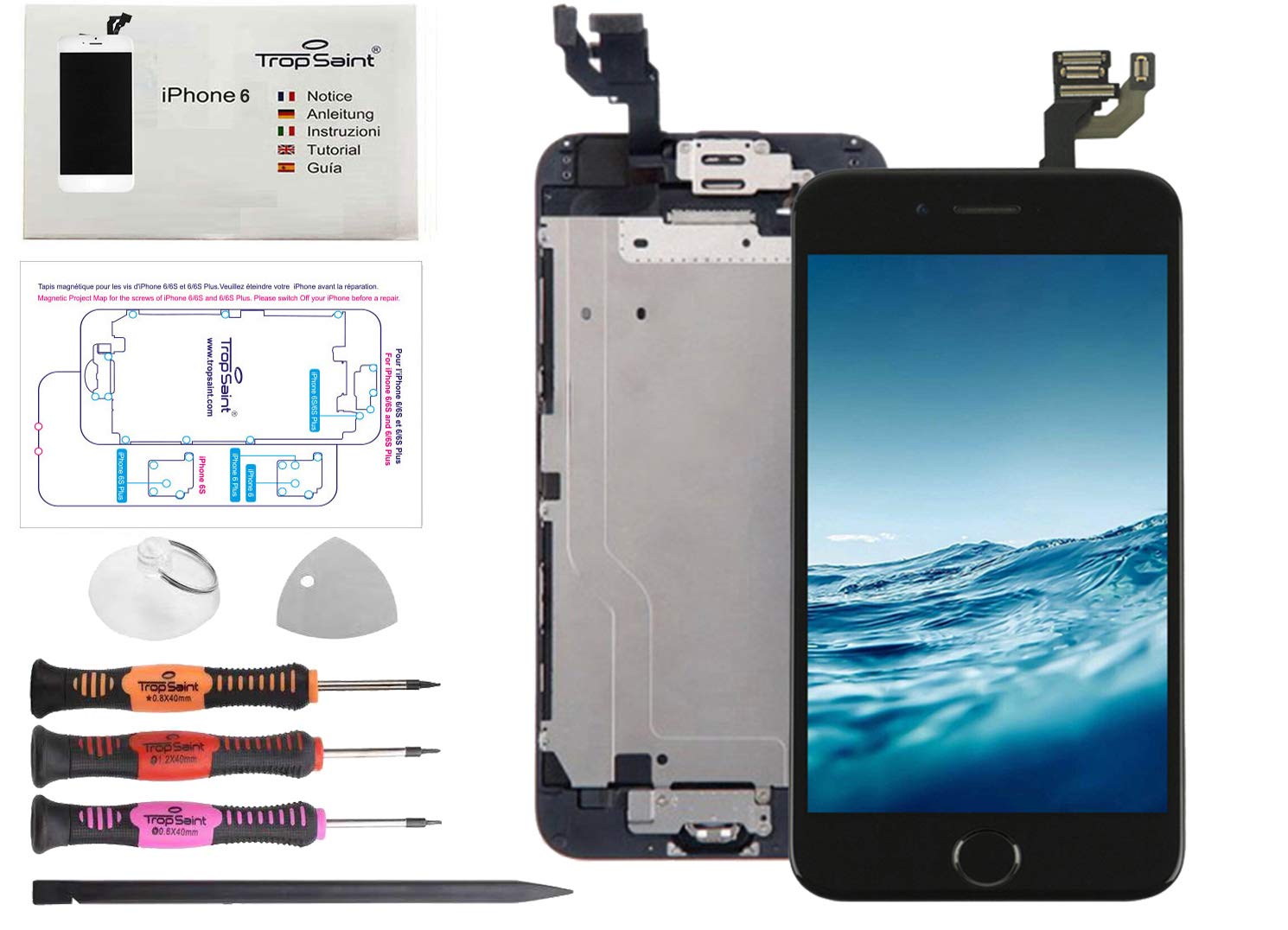 Trop Saint® all series displays with parts