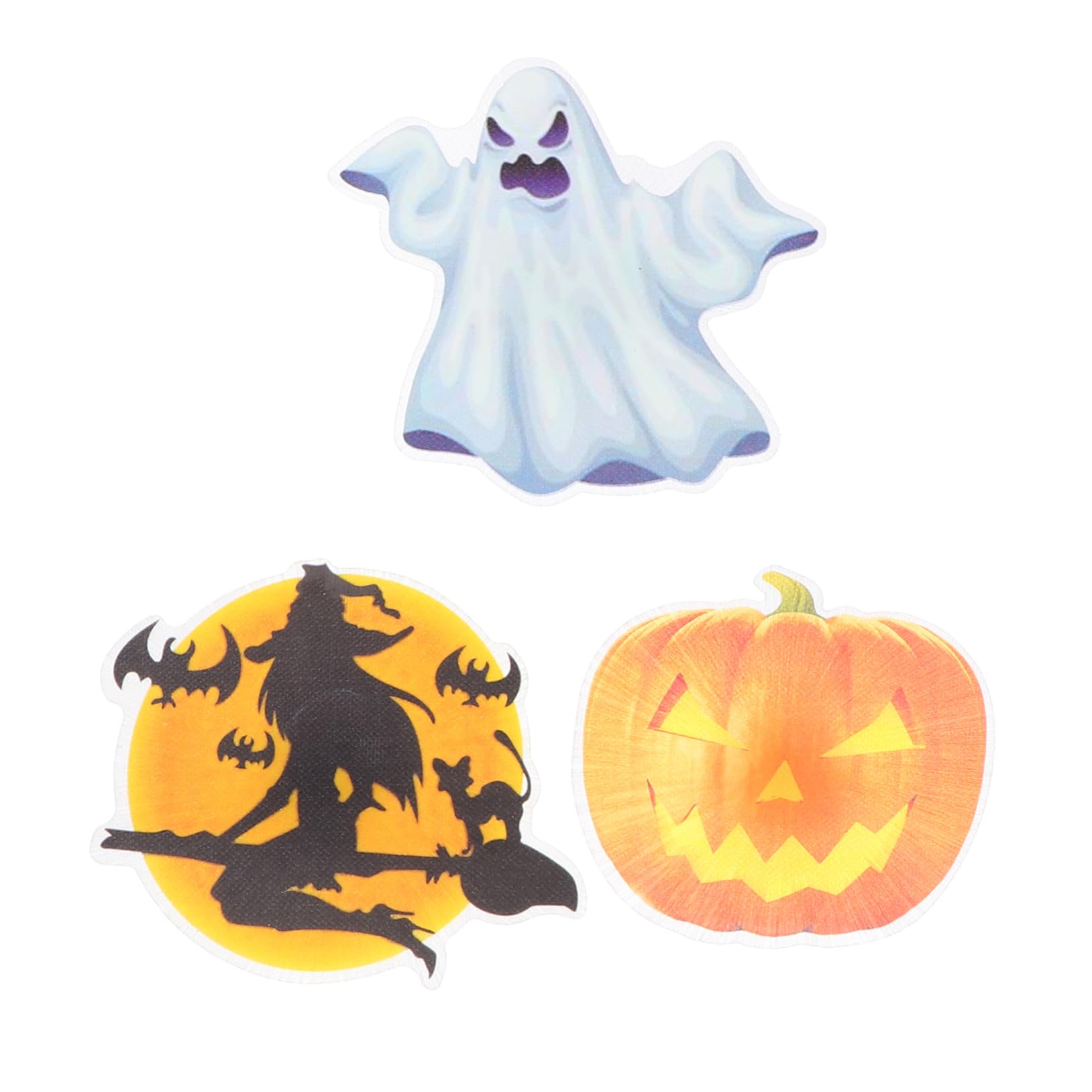Homoyoyo 3pcs Fiber-Optic Decorative Lamps for Halloween Led Light Pendants for Indoor Parties Home Decor and Festivals Random Styles Included