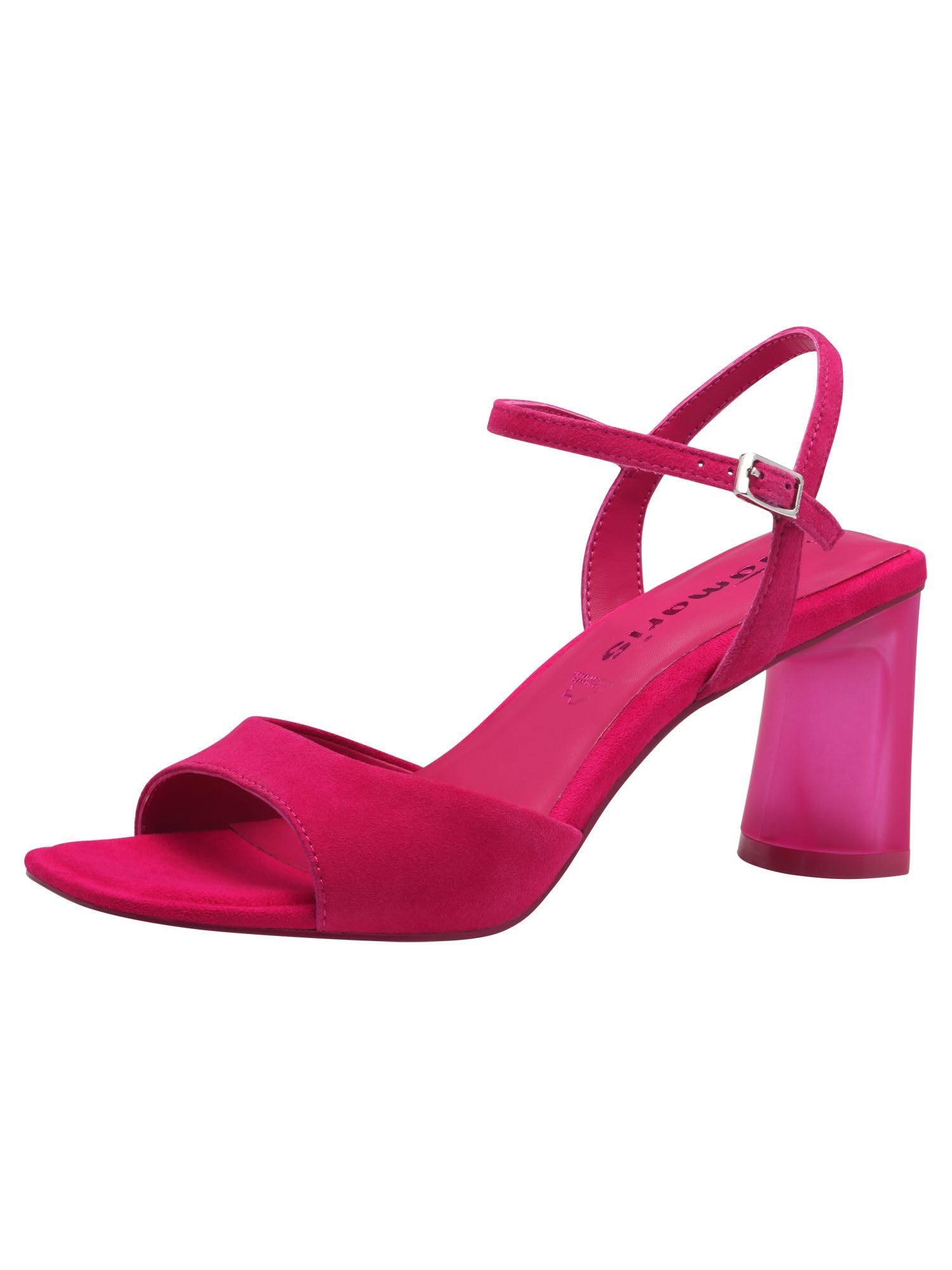 Tamaris Women's Stiletto Heel Sandals, Fuchsia, 4 UK