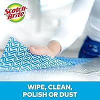 Vista 5 de Scotch-Brite Toallitas de cocina de alto rendimiento, 5 toallitas/bolsa, 12 bolsas/estuche (60 toallitas en total)