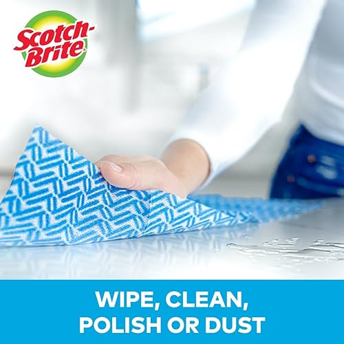 Miniatura 5 de Scotch-Brite Toallitas de cocina de alto rendimiento, 5 toallitasbolsa, 12 bolsasestuche (60 toallitas en total)