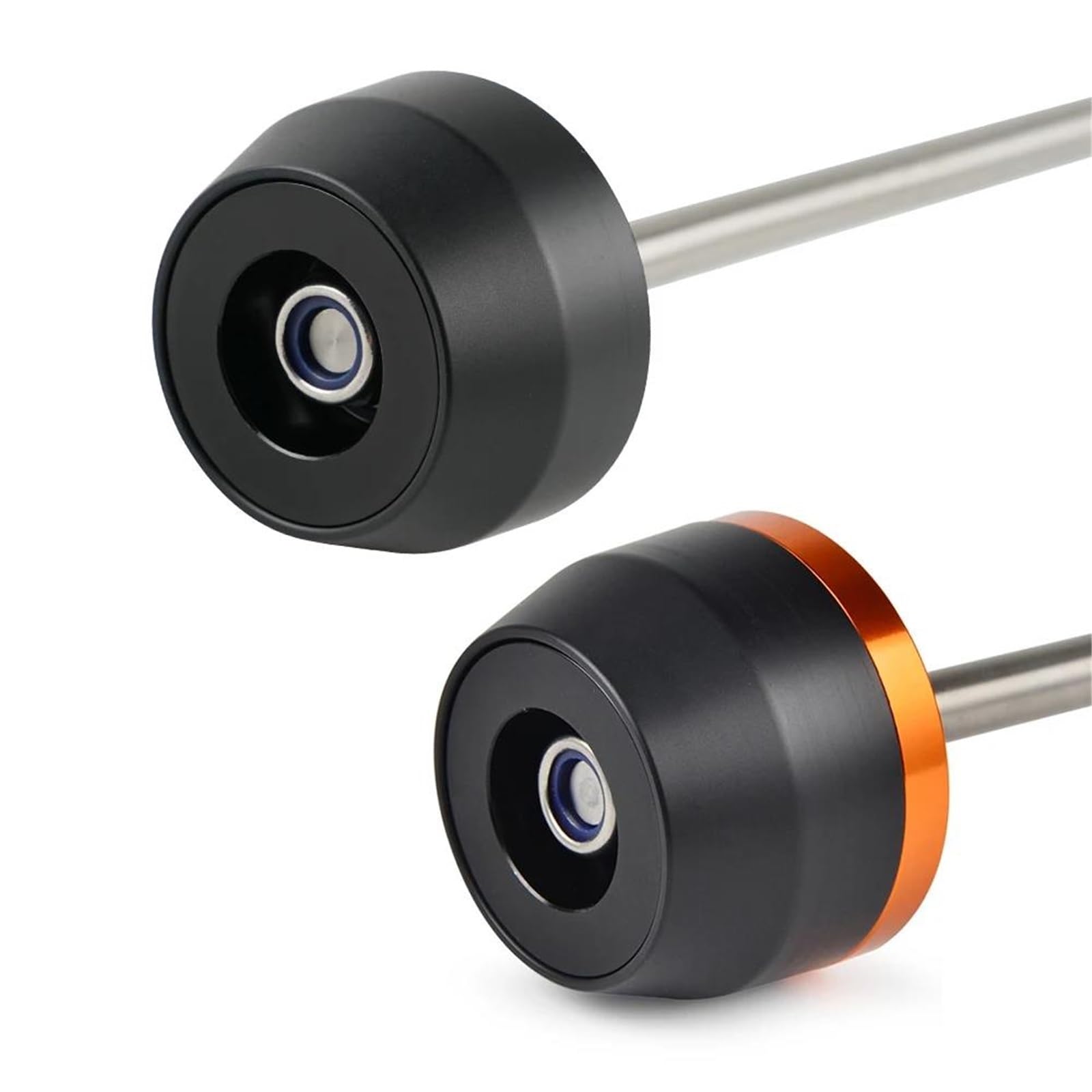 Sturzpads Sturzpads Für Vorder- Und Hinterrad, Gabel, Achse, Gleitschutz Für Motorrad Für 790 Duke (2018–2023) Und 890 Duke R Verkleidungsschutz(Orange,Vorne+hinten)